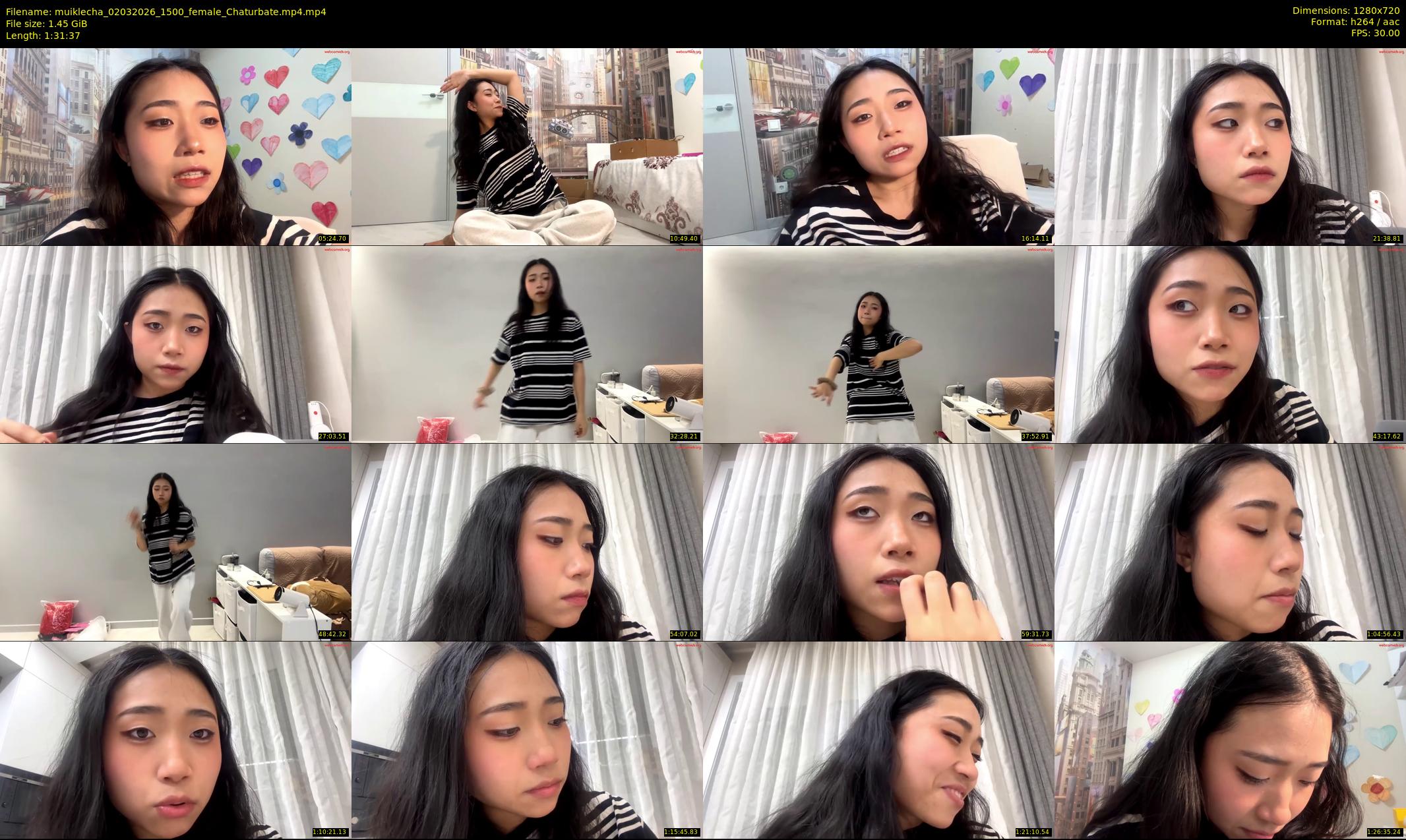 muiklecha — 92 minute Chaturbate female cam show recording, 720p, Mar 2, 2026