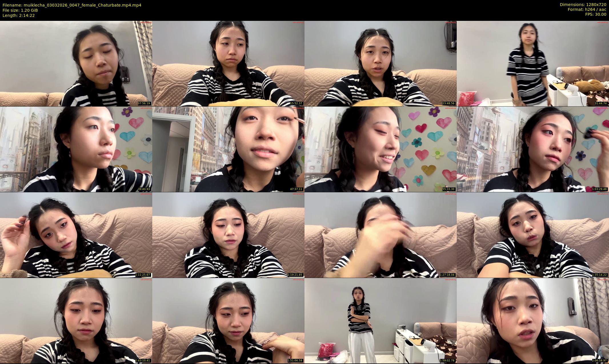 muiklecha — 135 minute Chaturbate female cam show recording, 720p, Mar 3, 2026