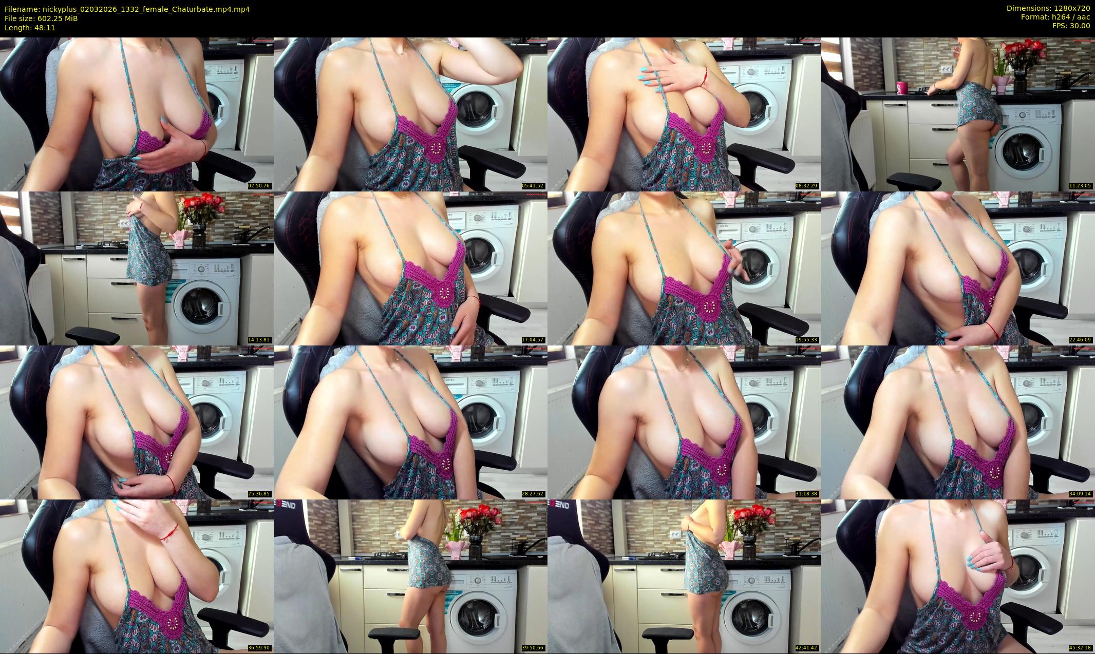 nickyplus — 49 minute Chaturbate couple cam show recording, 720p, Mar 2, 2026