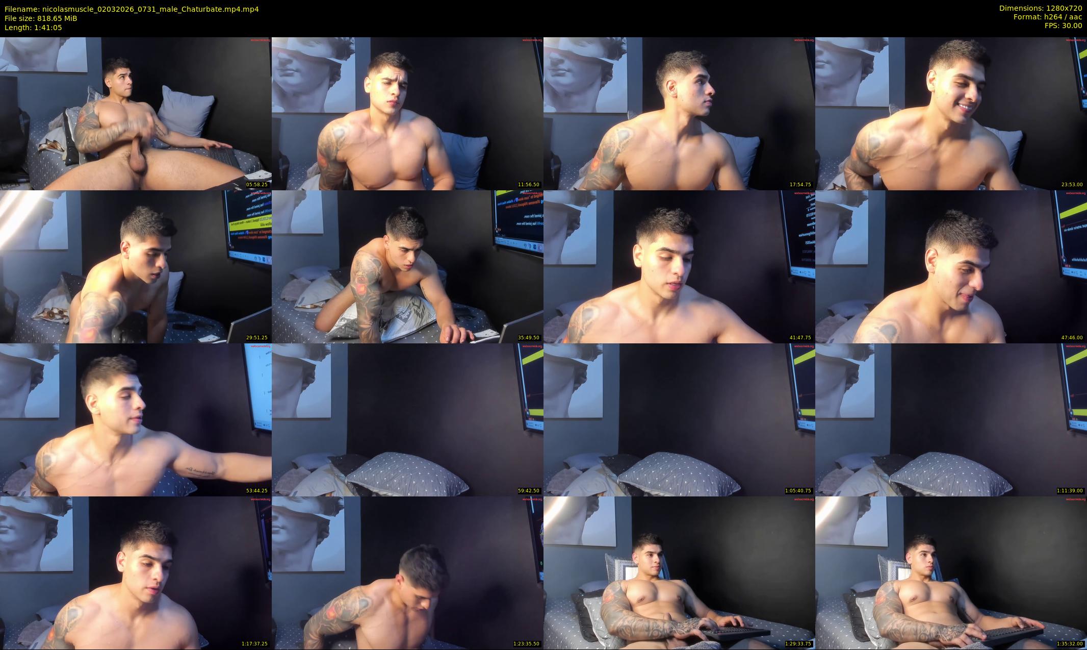 nicolasmuscle — 102 minute Chaturbate male cam show recording, 720p, Mar 2, 2026