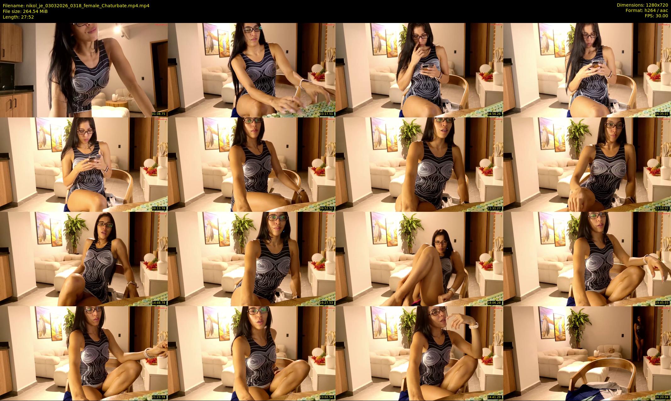 nikol_je — 28 minute Chaturbate female cam show recording, 720p, Mar 3, 2026