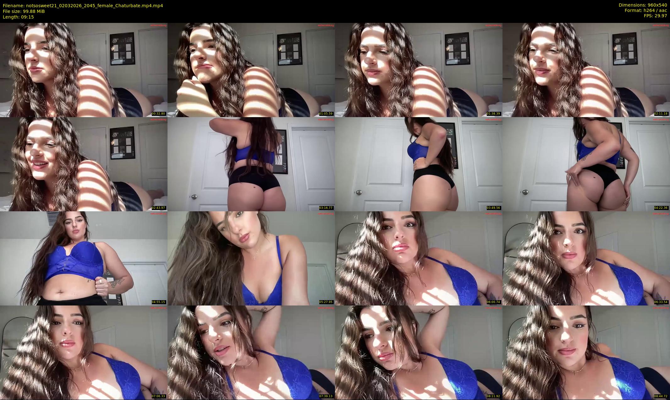 notsosweet21 — 10 minute Chaturbate female cam show recording, 480p, Mar 2, 2026