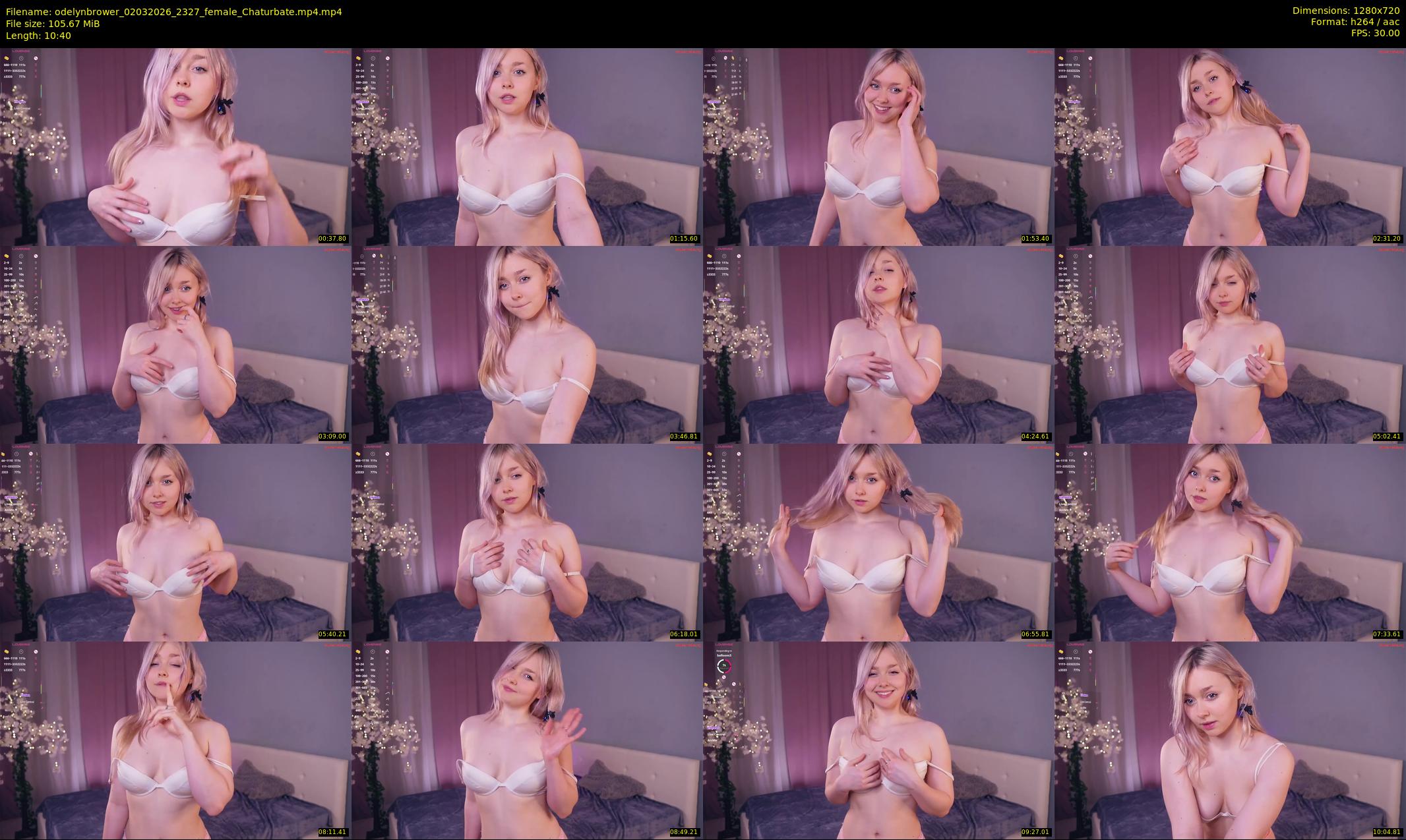 odelynbrower — 11 minute Chaturbate female cam show recording, 720p, Mar 2, 2026