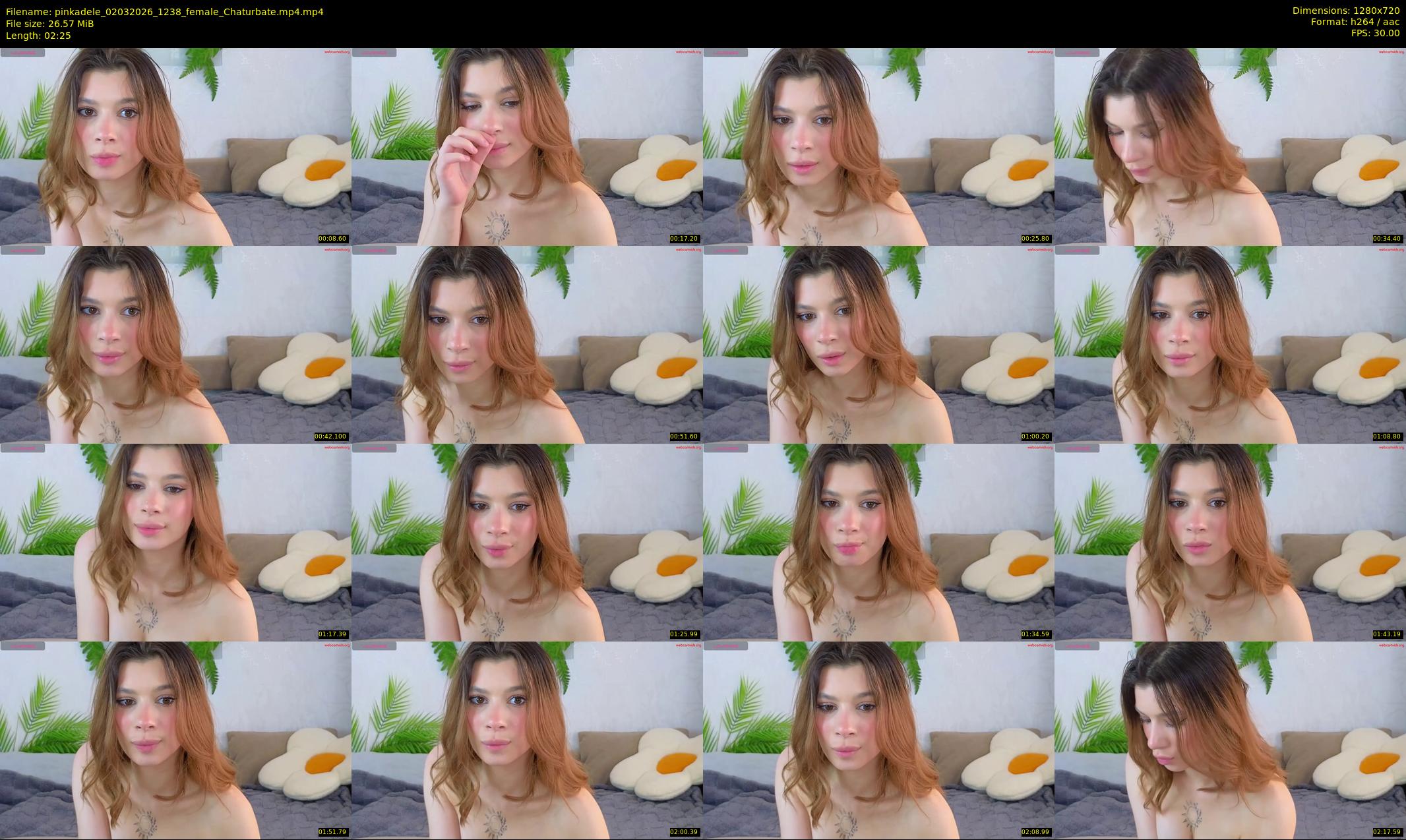 pinkadele — 3 minute Chaturbate female cam show recording, 720p, Mar 2, 2026