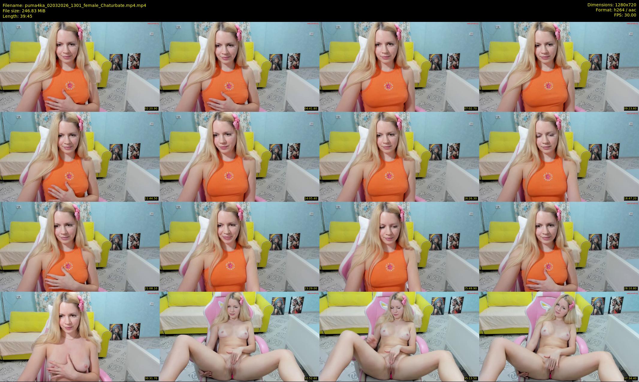 puma4ka — 40 minute Chaturbate female cam show recording, 720p, Mar 2, 2026