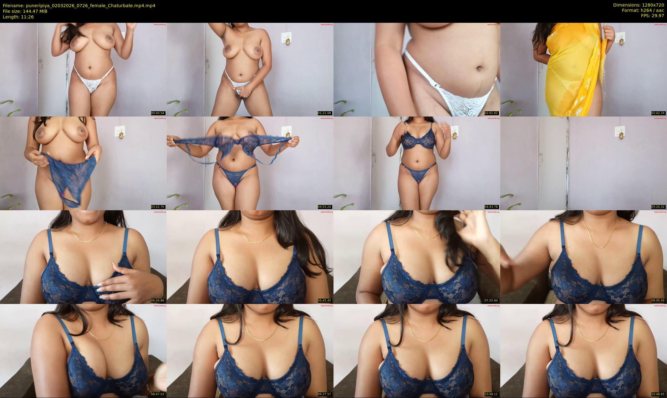 puneripiya — 12 minute Chaturbate female cam show recording, 720p, Mar 2, 2026