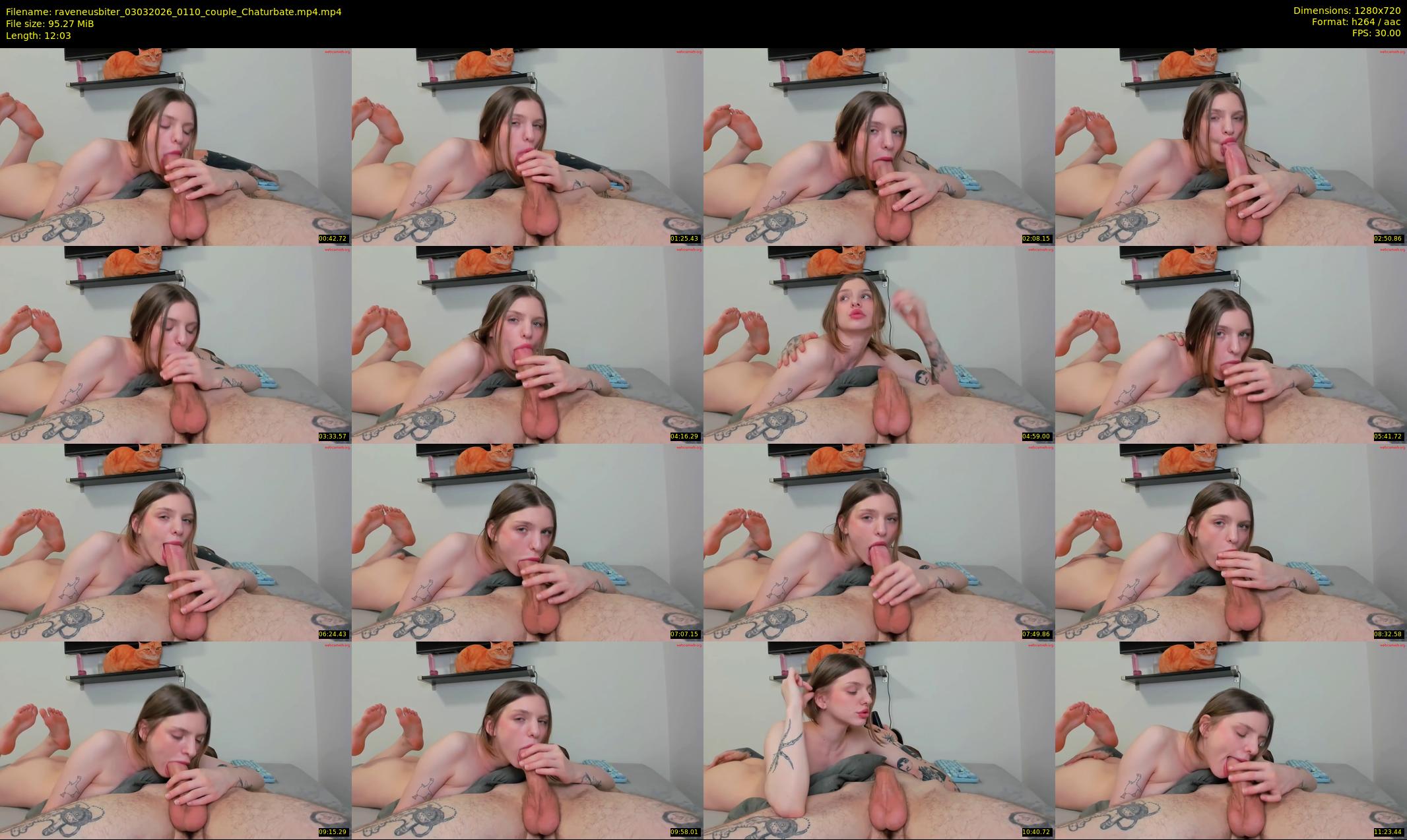 raveneusbiter — 13 minute Chaturbate couple cam show recording, 720p, Mar 3, 2026