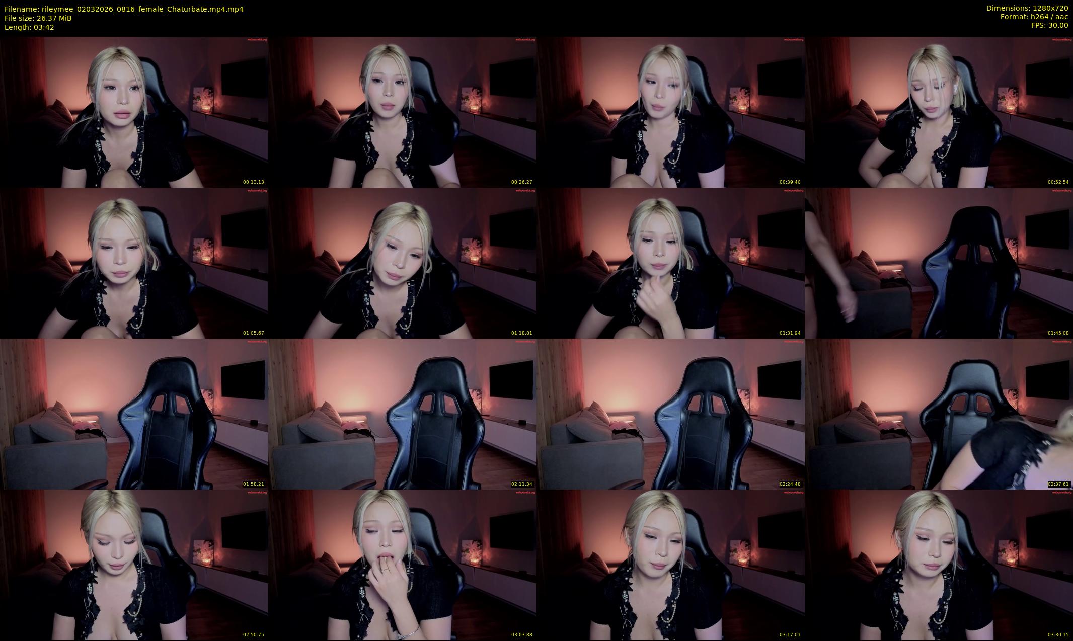 rileymee — 4 minute Chaturbate female cam show recording, 720p, Mar 2, 2026