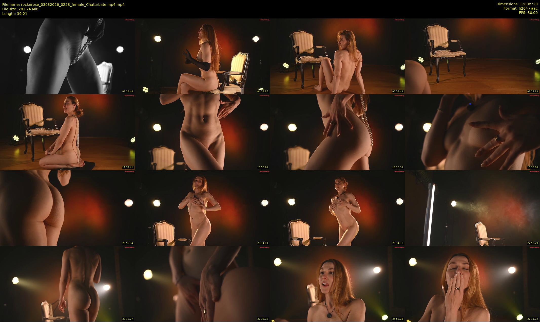rocknrose — 40 minute Chaturbate female cam show recording, 720p, Mar 3, 2026