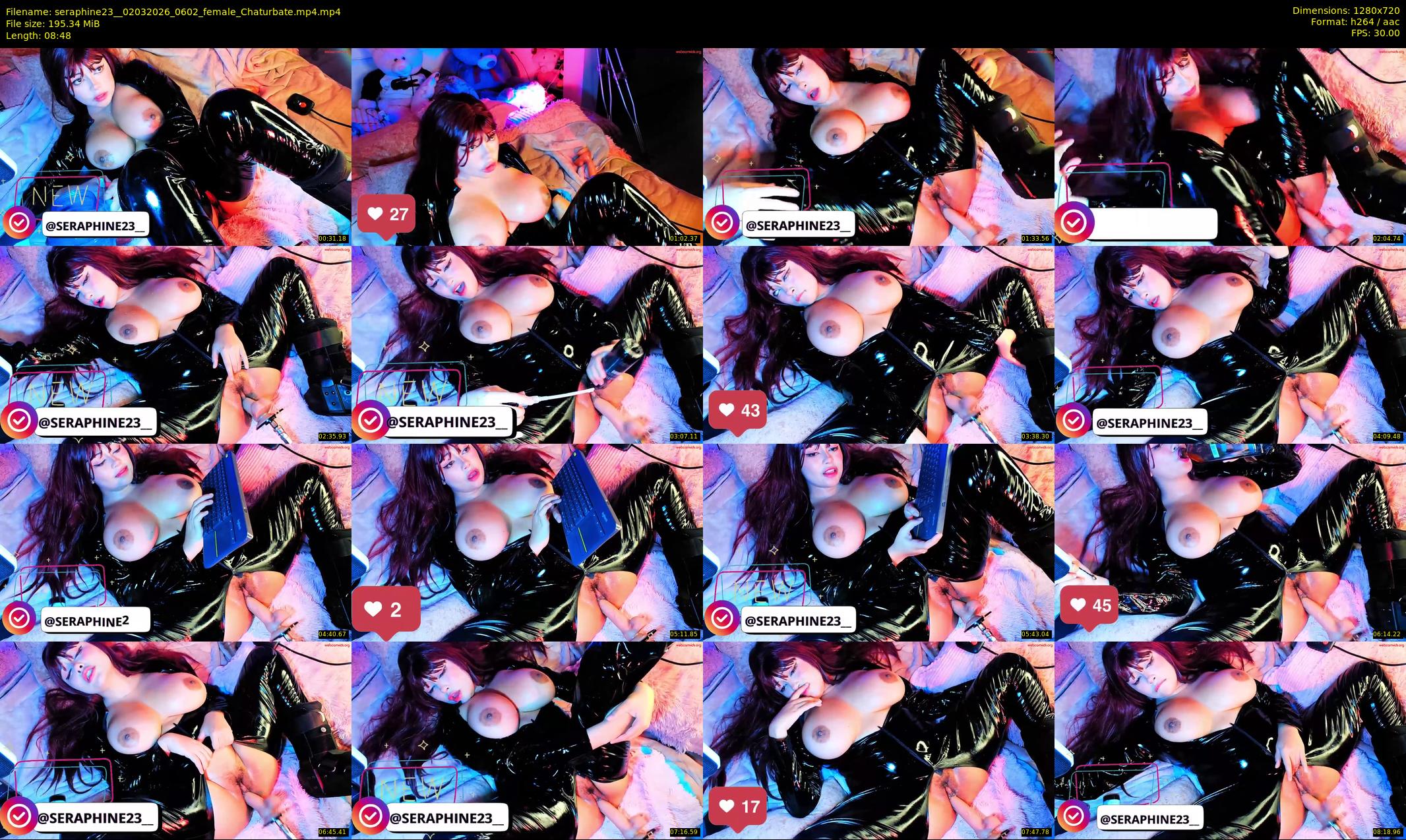 seraphine23_ — 9 minute Chaturbate female cam show recording, 720p, Mar 2, 2026