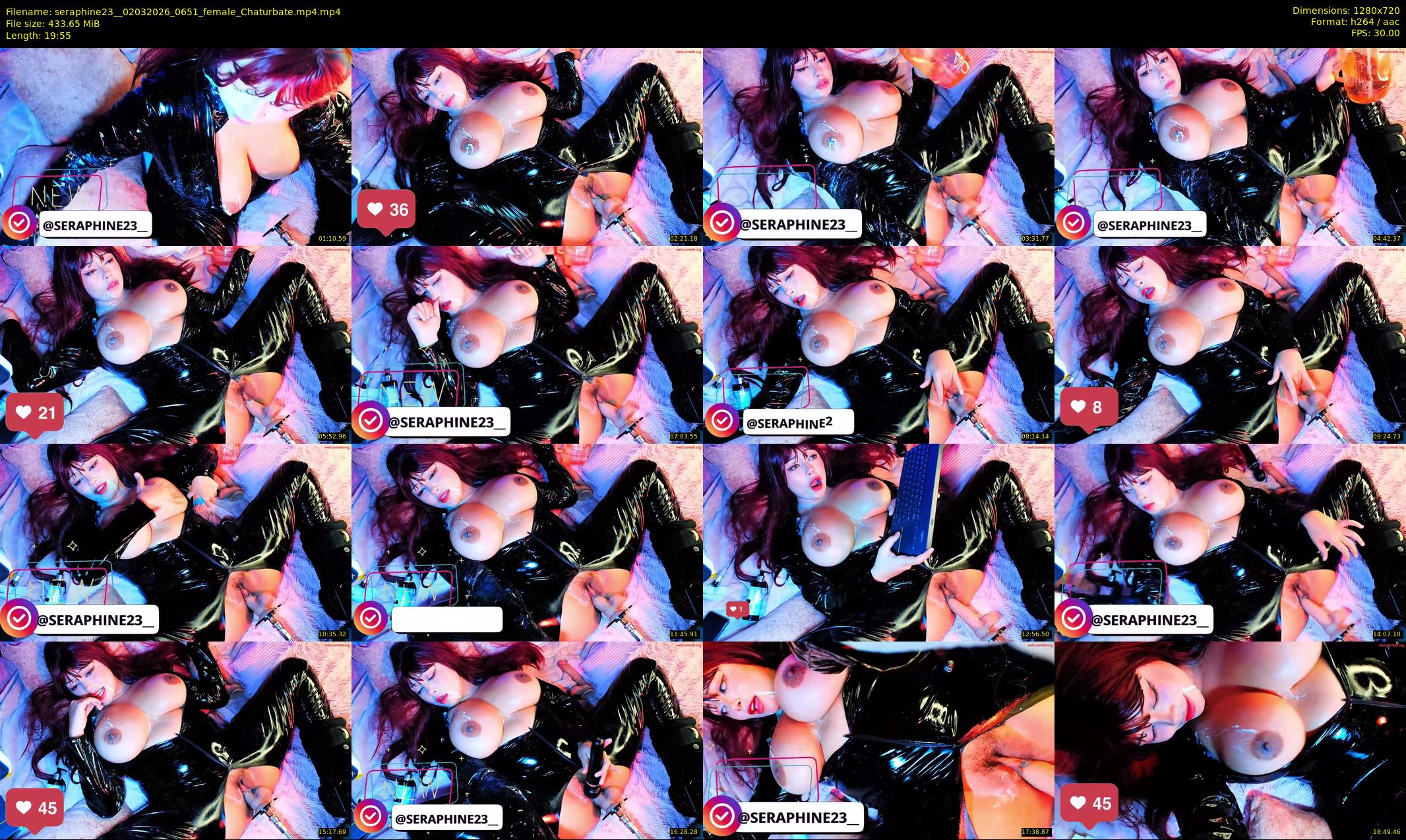 seraphine23_ — 20 minute Chaturbate female cam show recording, 720p, Mar 2, 2026