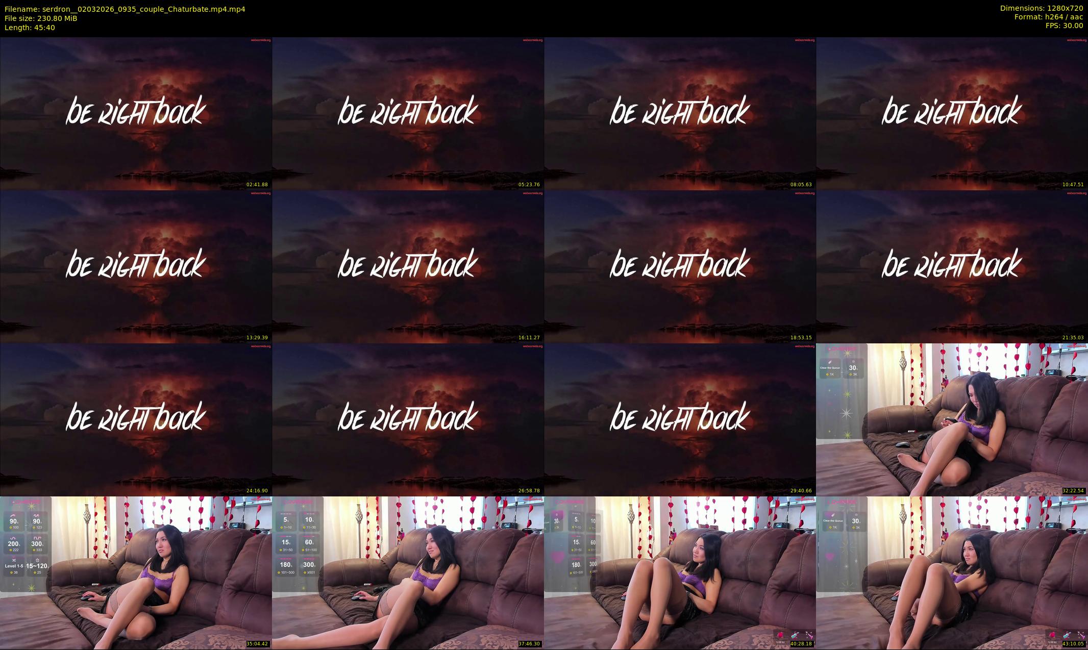 serdron_ — 46 minute Chaturbate couple cam show recording, 720p, Mar 2, 2026