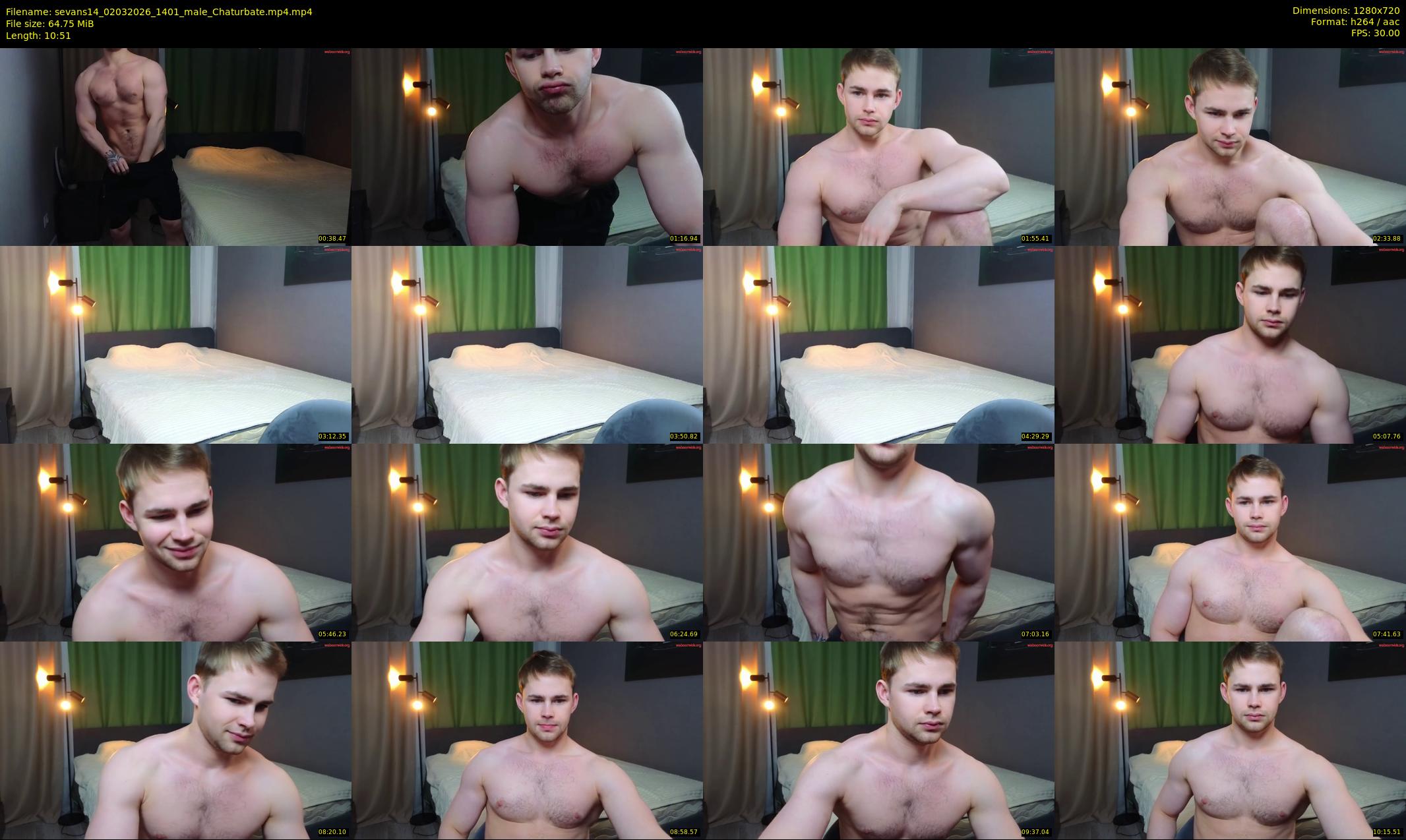 sevans14 — 11 minute Chaturbate male cam show recording, 720p, Mar 2, 2026