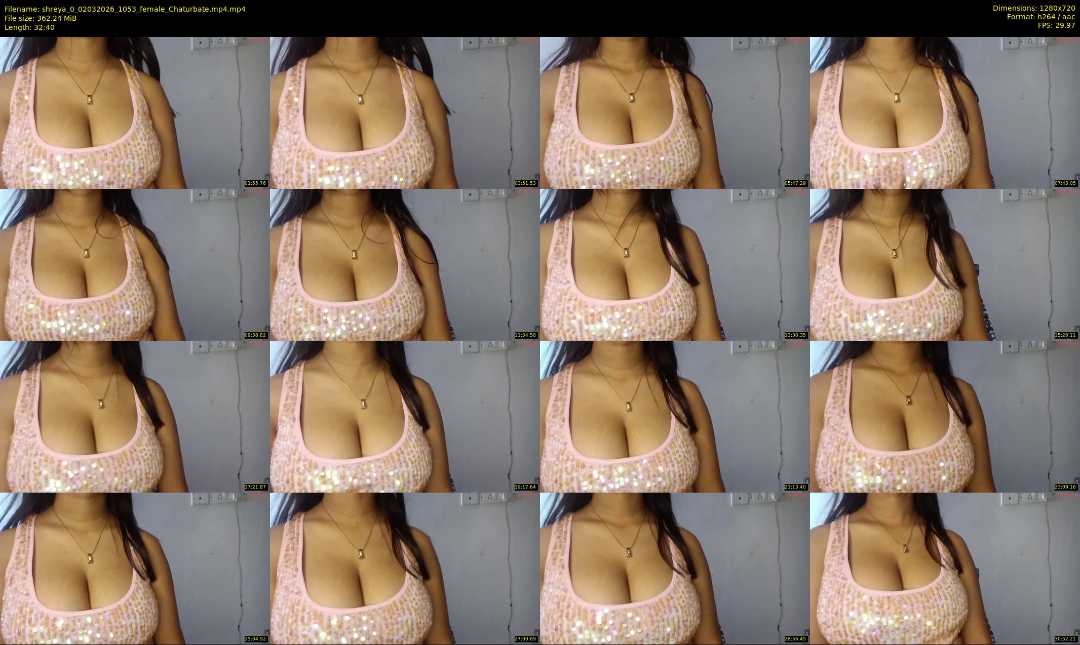 shreya_0 — 33 minute Chaturbate female cam show recording, 720p, Mar 2, 2026
