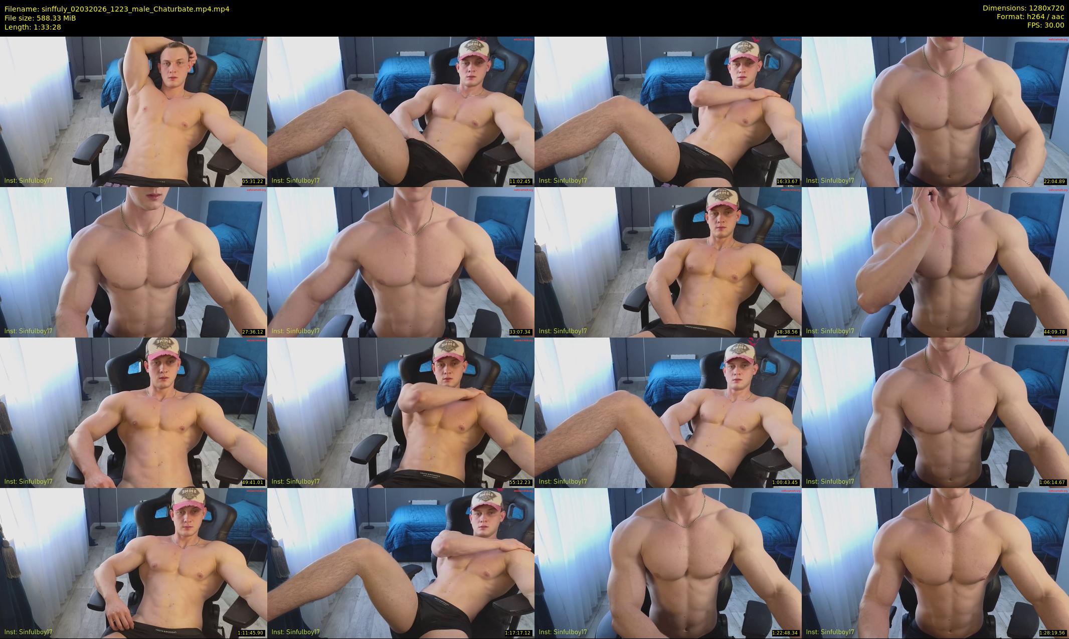sinffuly — 94 minute Chaturbate male cam show recording, 720p, Mar 2, 2026