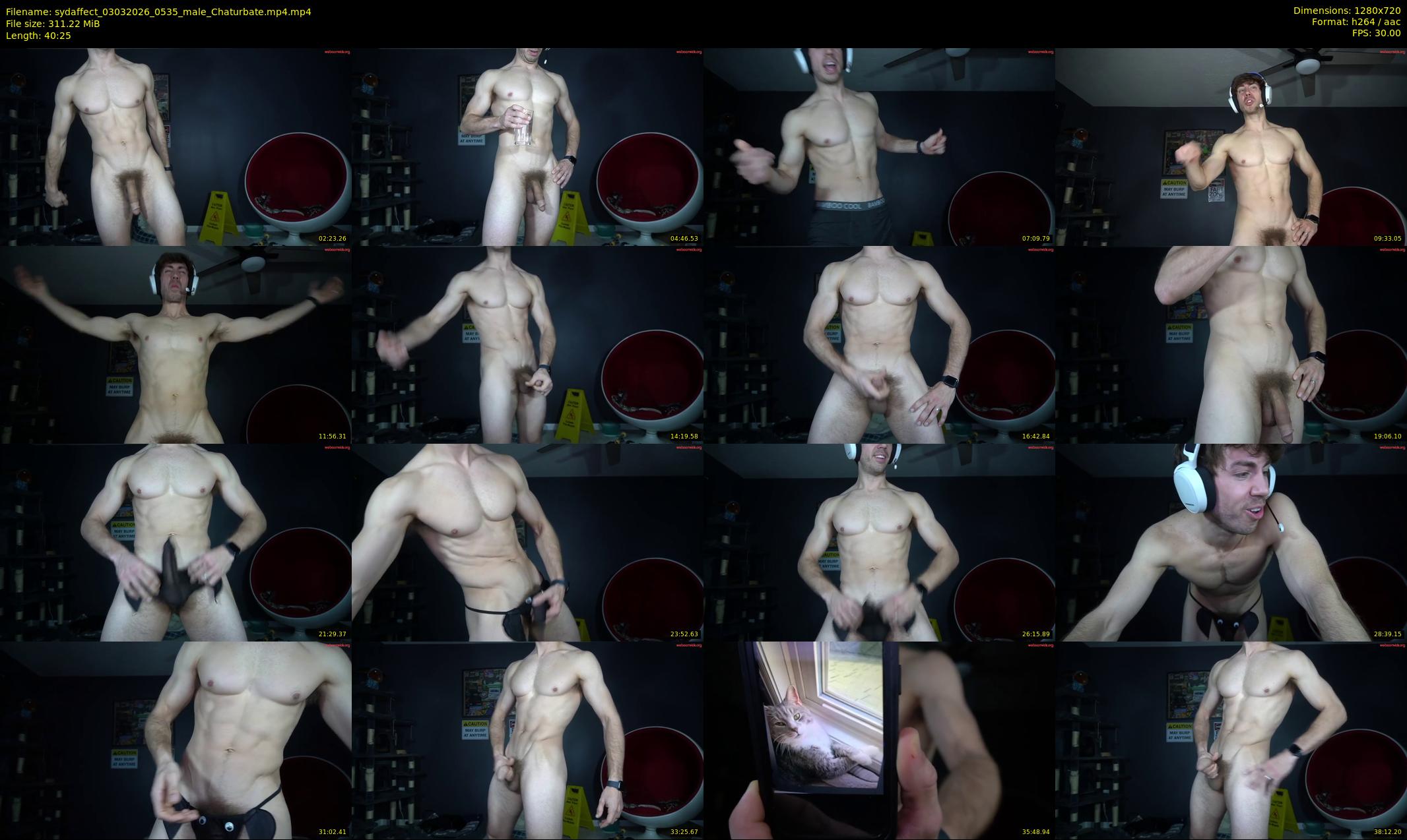sydaffect — 41 minute Chaturbate male cam show recording, 720p, Mar 3, 2026