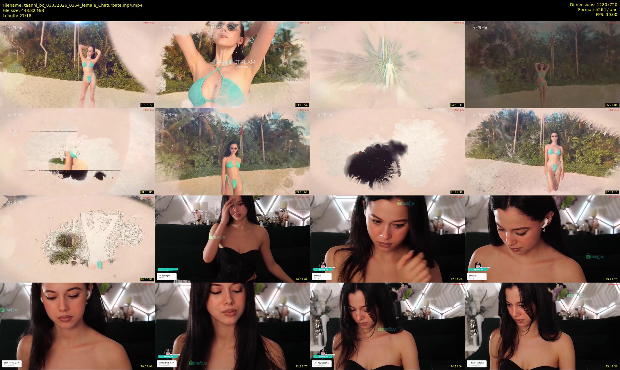 taanni_bc — 28 minute Chaturbate female cam show recording, 720p, Mar 3, 2026