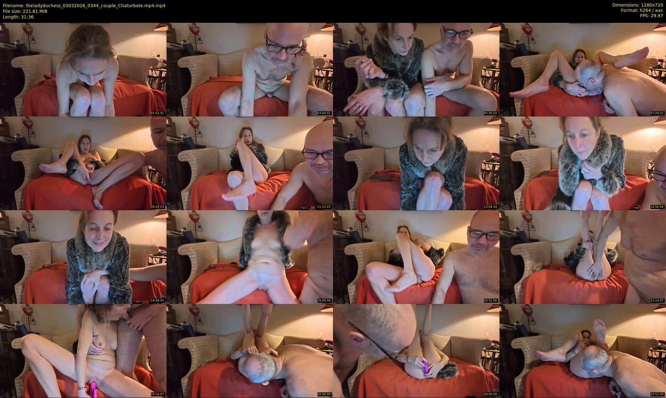 theladyduchess — 32 minute Chaturbate couple cam show recording, 720p, Mar 3, 2026