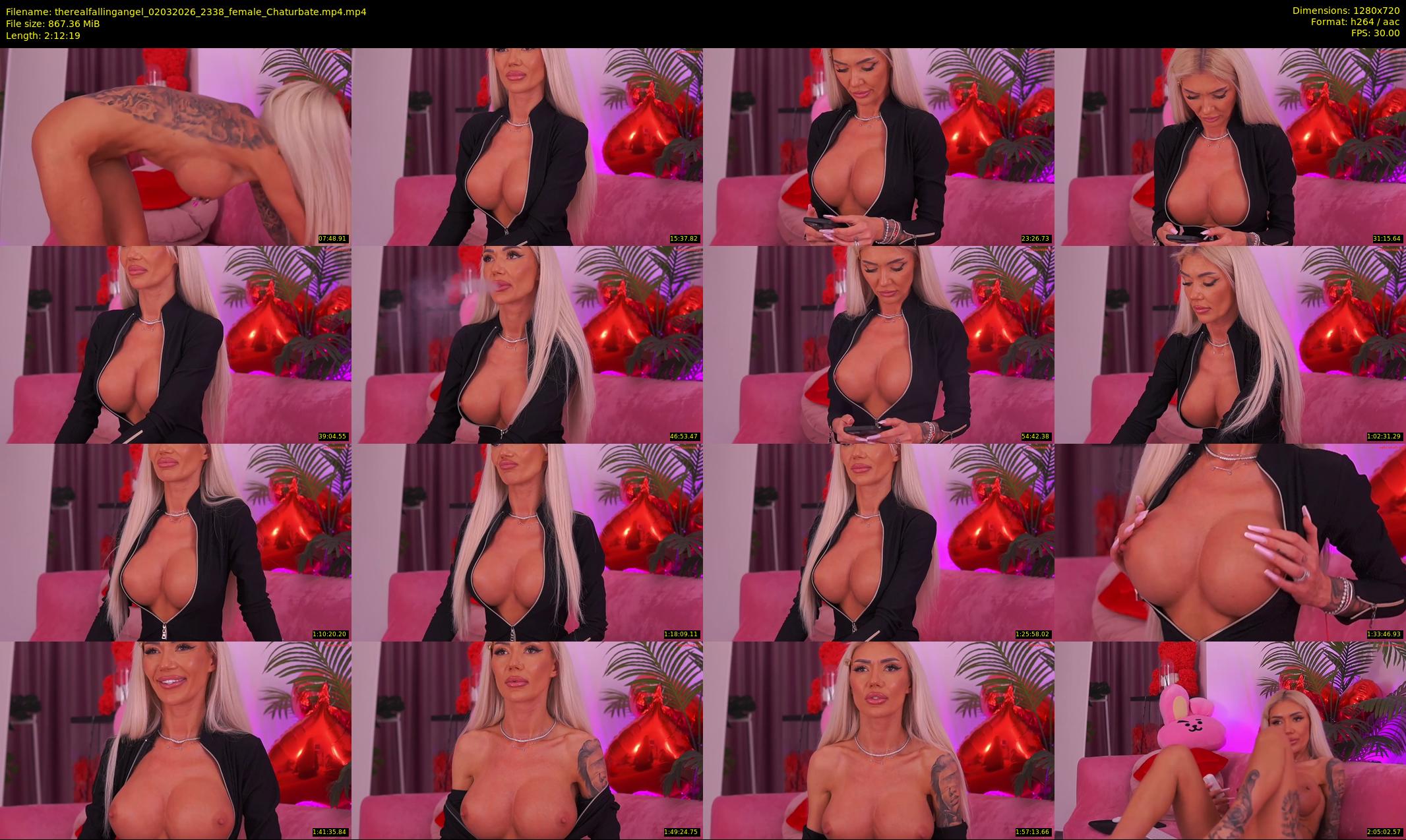 therealfallingangel — 133 minute Chaturbate female cam show recording, 720p, Mar 2, 2026
