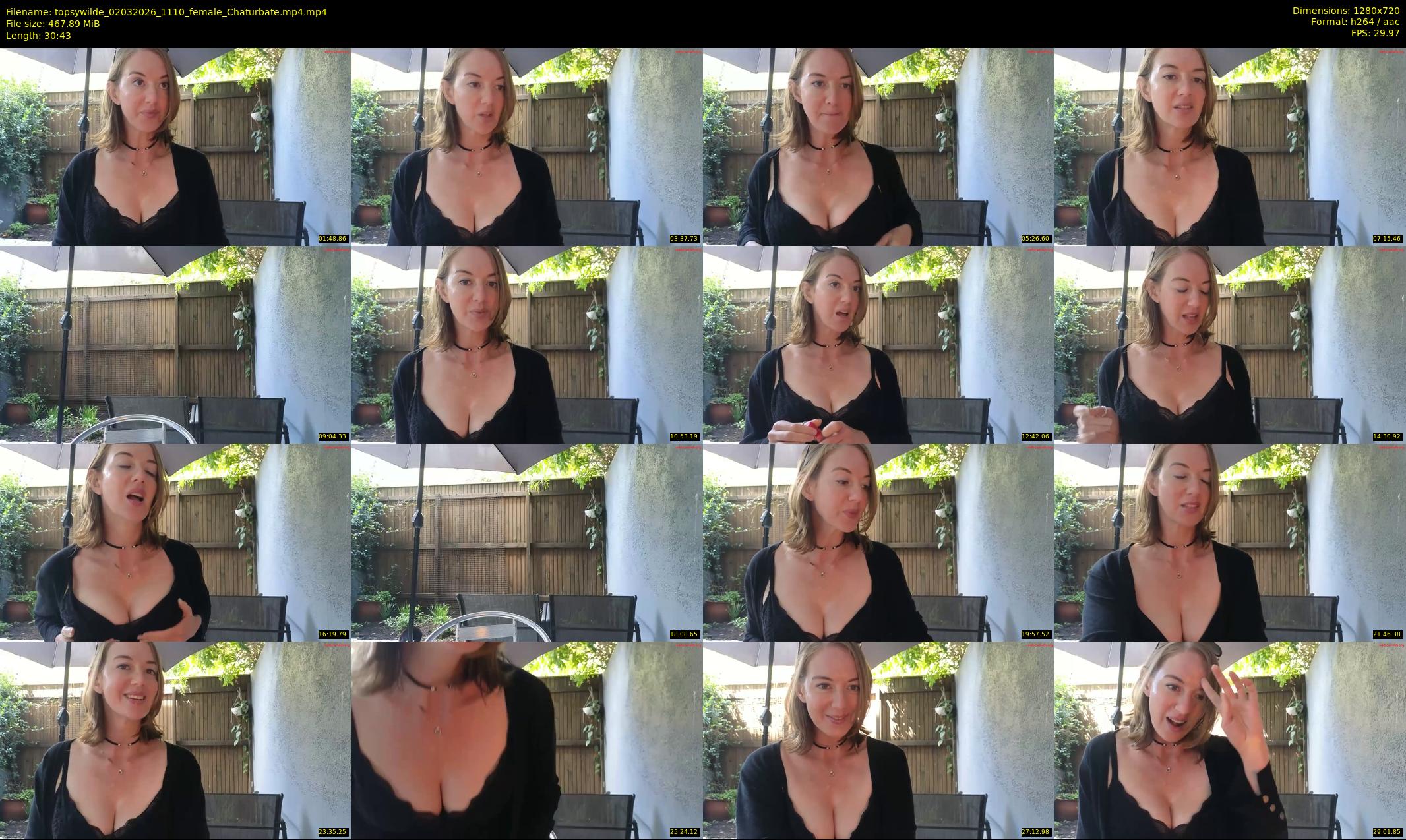 topsywilde — 31 minute Chaturbate female cam show recording, 720p, Mar 2, 2026