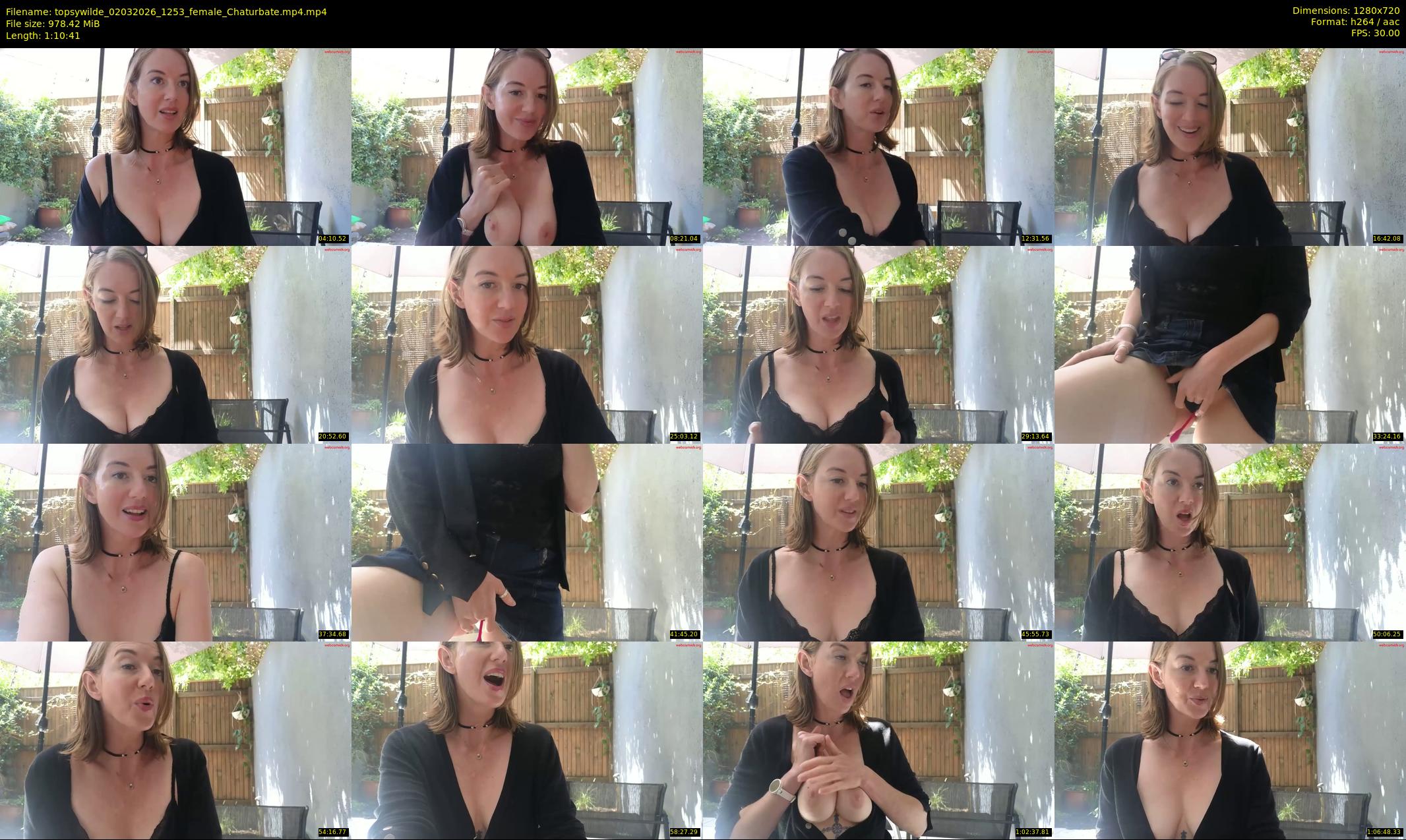 topsywilde — 71 minute Chaturbate female cam show recording, 720p, Mar 2, 2026