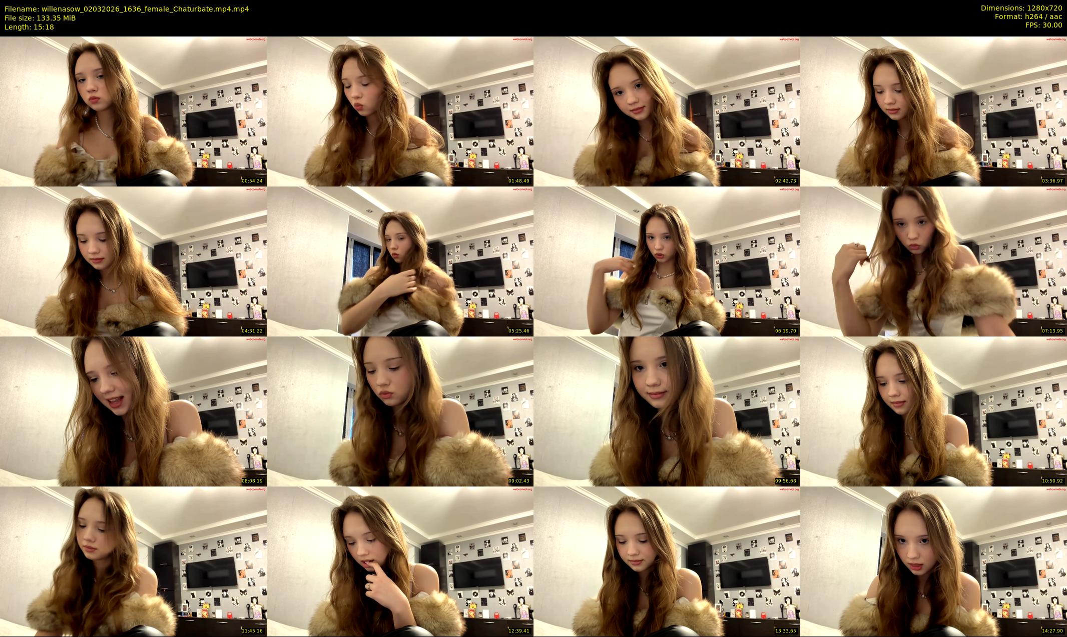 willenasow — 16 minute Chaturbate female cam show recording, 720p, Mar 2, 2026