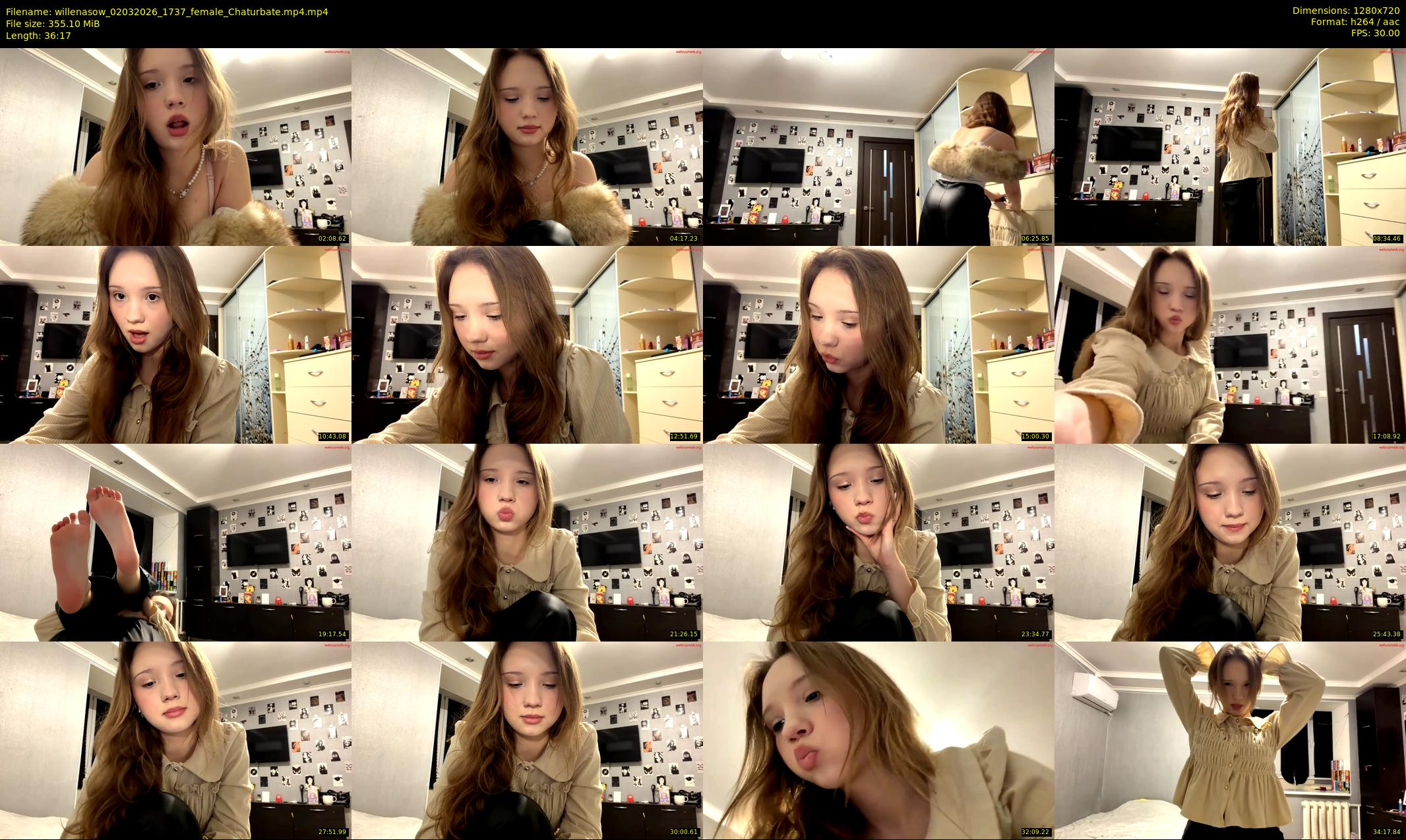 willenasow — 37 minute Chaturbate female cam show recording, 720p, Mar 2, 2026