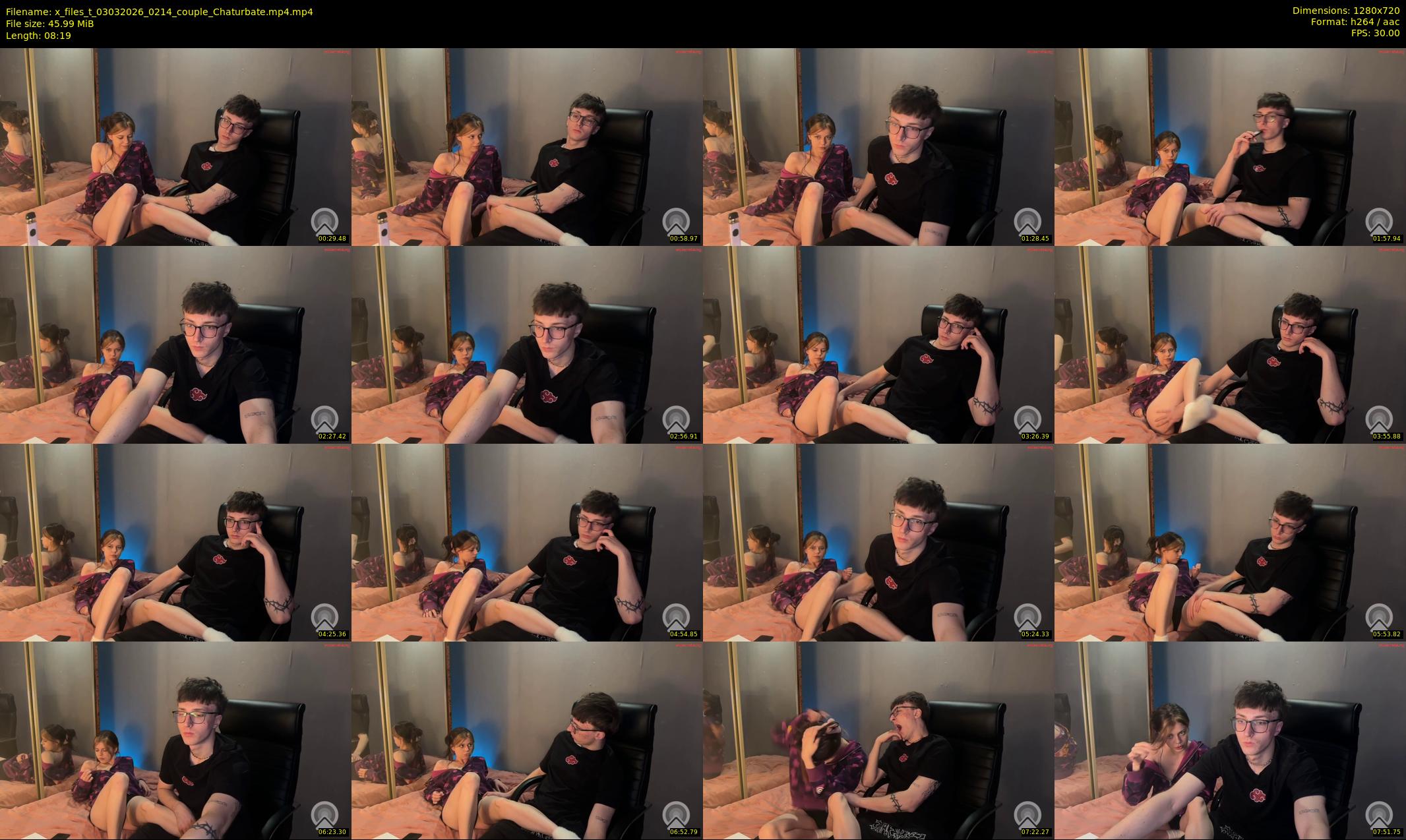 x_files_t — 9 minute Chaturbate couple cam show recording, 720p, Mar 3, 2026
