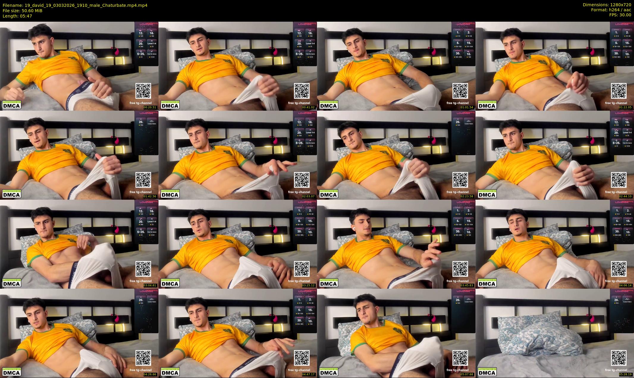 19_david_19 — 6 minute Chaturbate male cam show recording, 720p, Mar 3, 2026