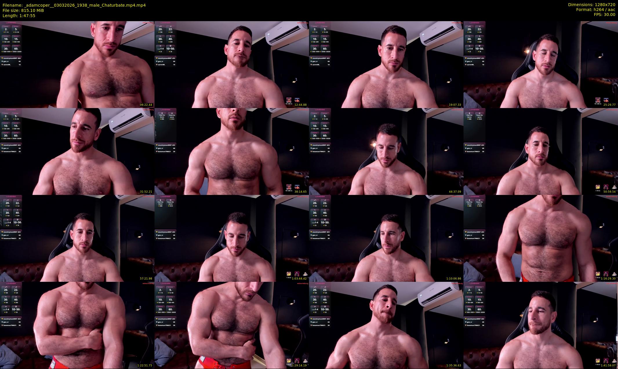 _adamcoper_ — 108 minute Chaturbate male cam show recording, 720p, Mar 3, 2026