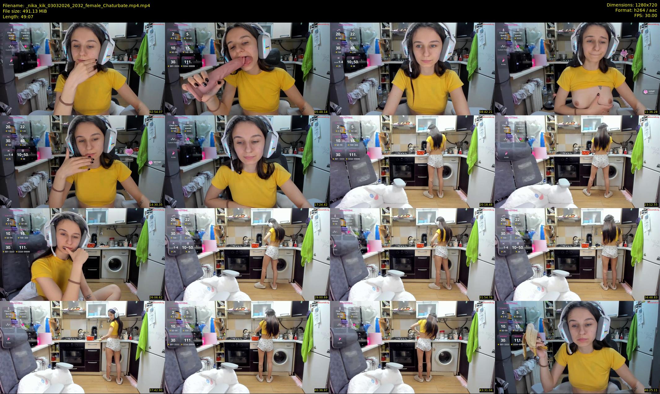 _nika_kik — 50 minute Chaturbate female cam show recording, 720p, Mar 3, 2026