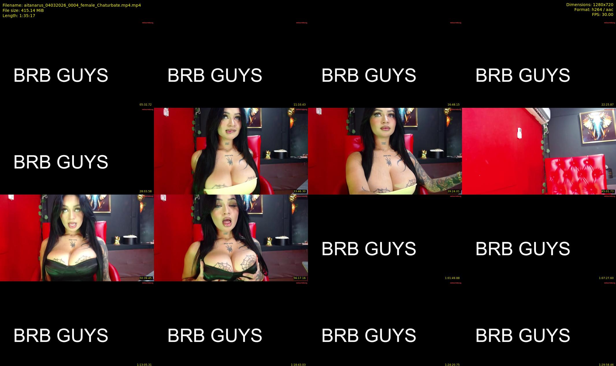 aitanarus — 96 minute Chaturbate female cam show recording, 720p, Mar 4, 2026