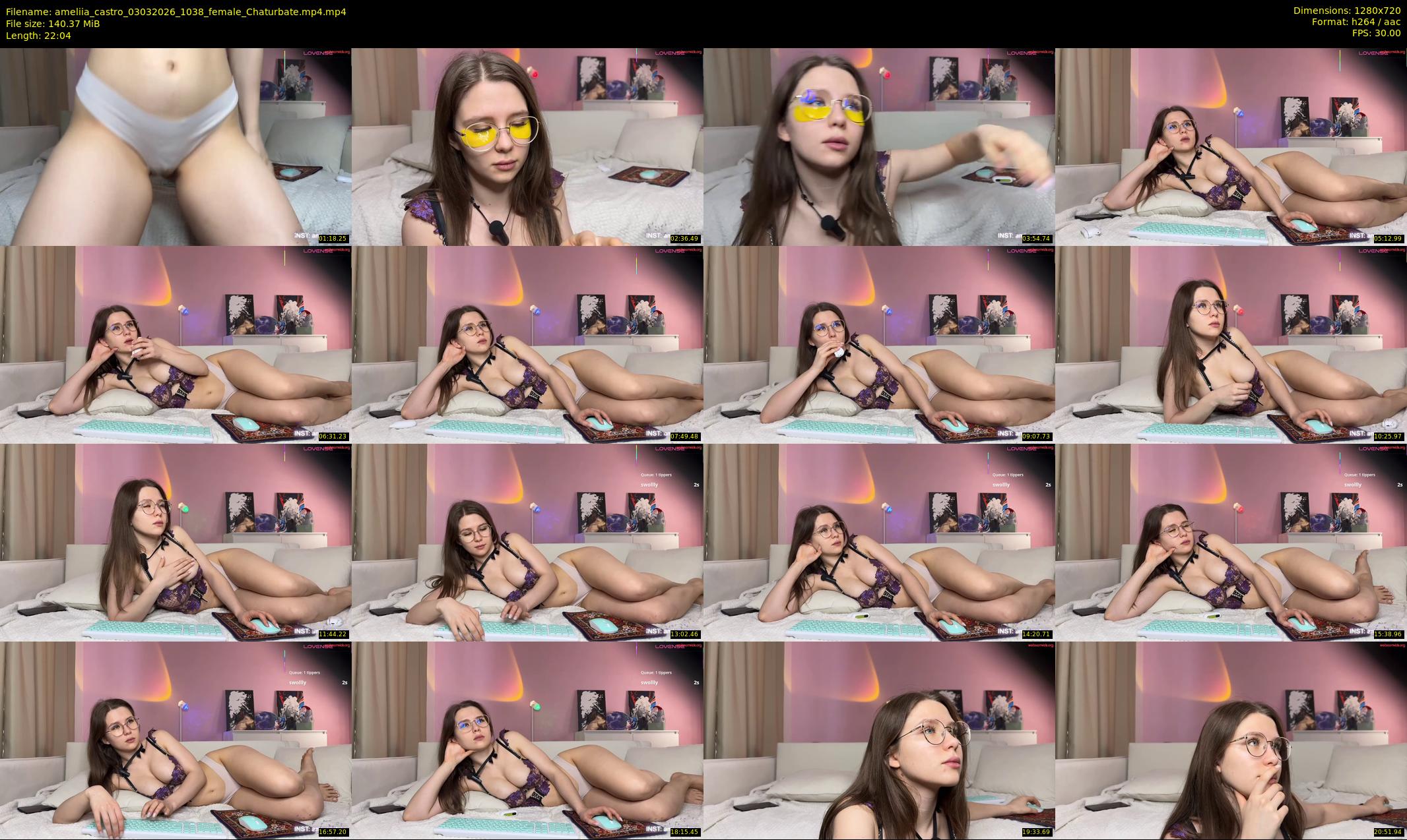 ameliia_castro — 23 minute Chaturbate female cam show recording, 720p, Mar 3, 2026