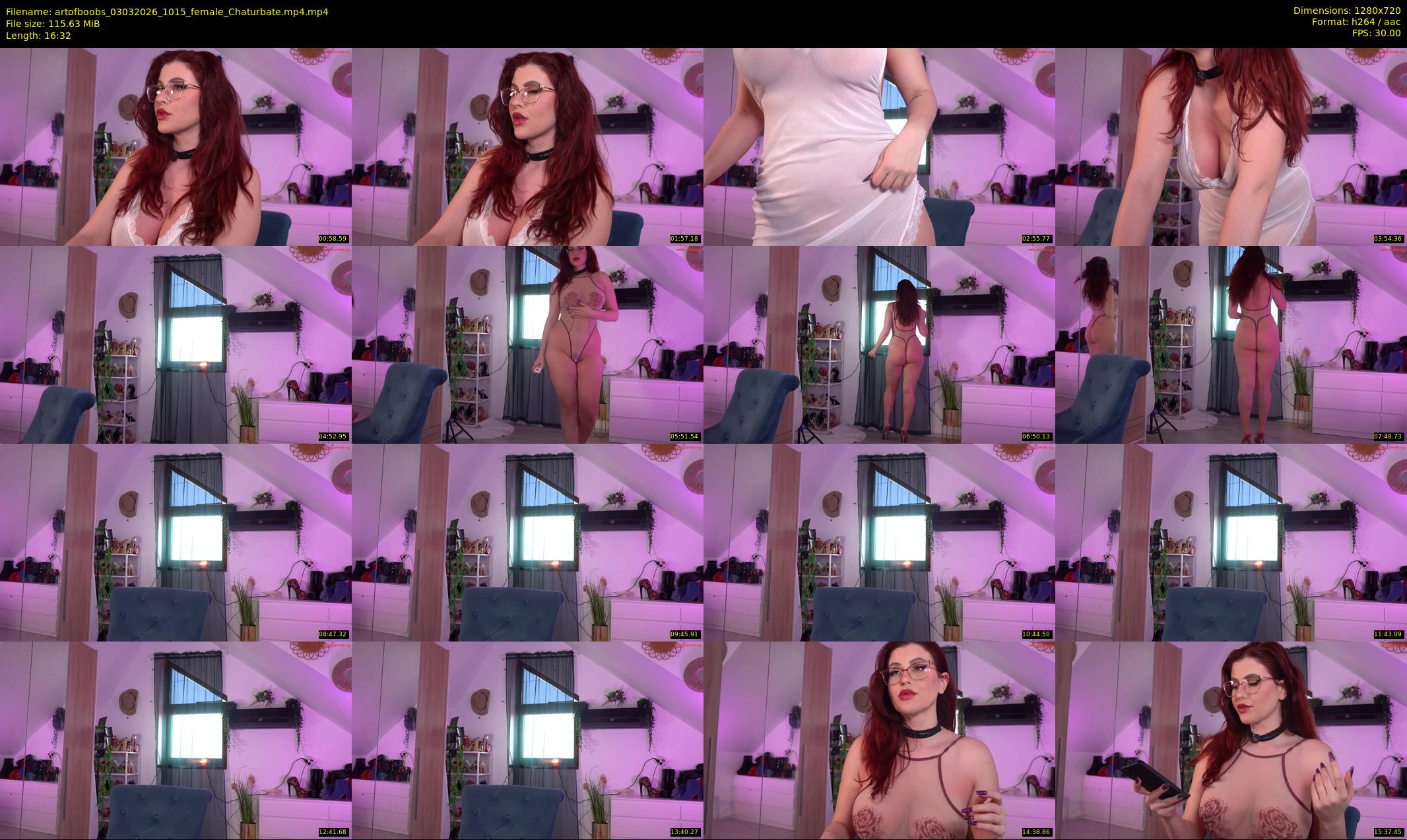 artofboobs — 17 minute Chaturbate female cam show recording, 720p, Mar 3, 2026