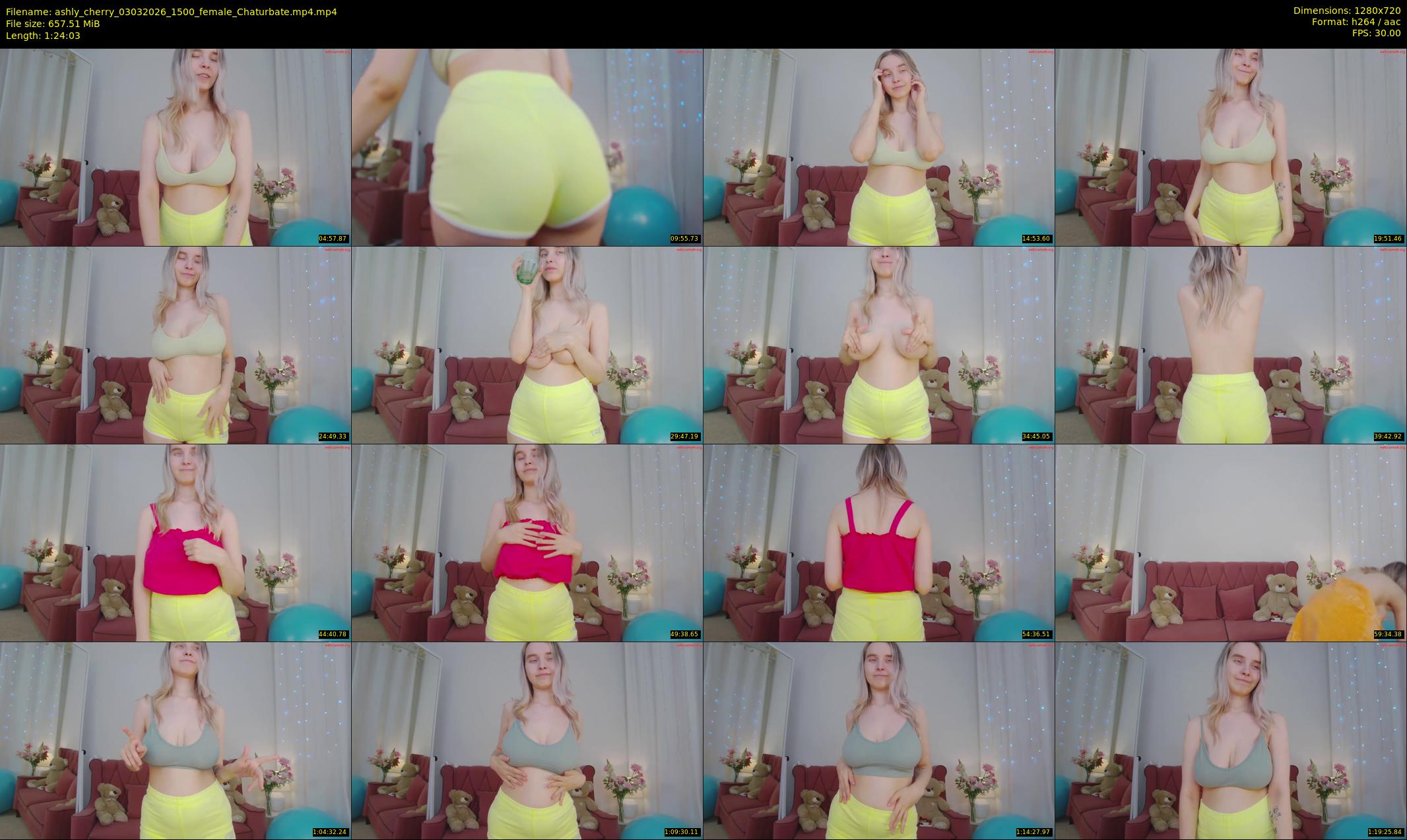 ashly_cherry — 85 minute Chaturbate female cam show recording, 720p, Mar 3, 2026