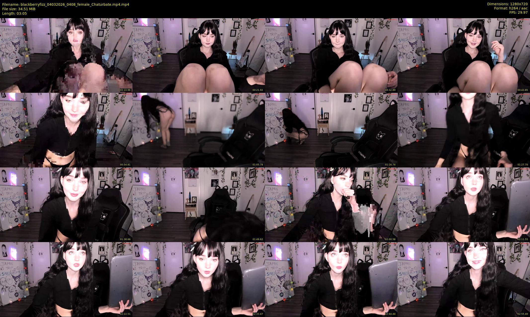 blackberryfizz — 4 minute Chaturbate female cam show recording, 720p, Mar 4, 2026