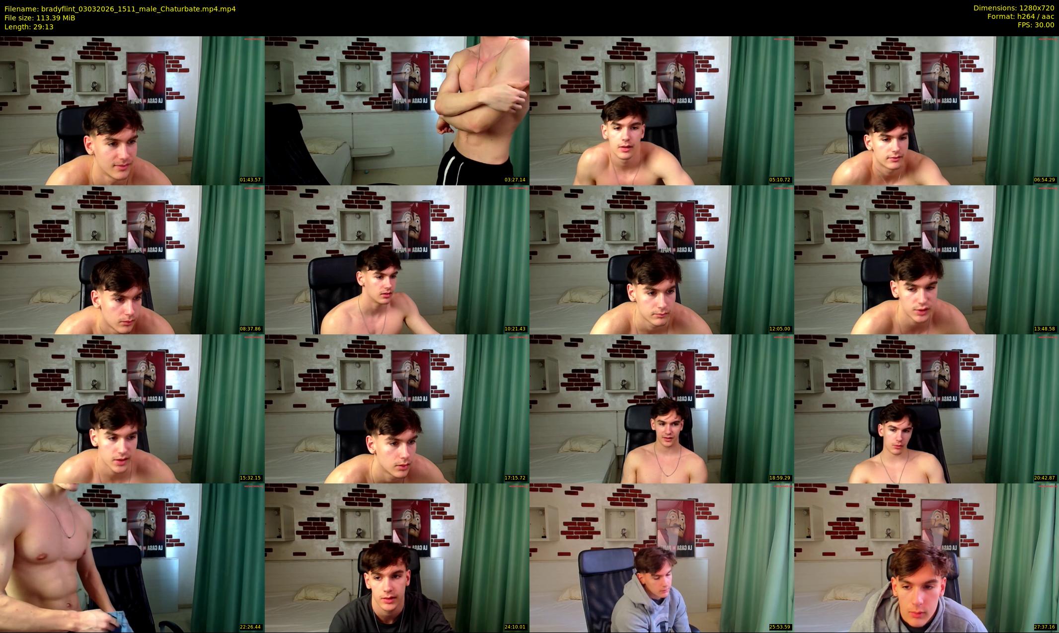 bradyflint — 30 minute Chaturbate male cam show recording, 720p, Mar 3, 2026