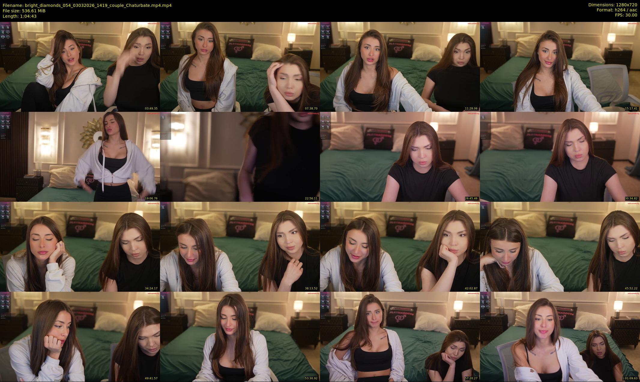 bright_diamonds_054 — 65 minute Chaturbate couple cam show recording, 720p, Mar 3, 2026