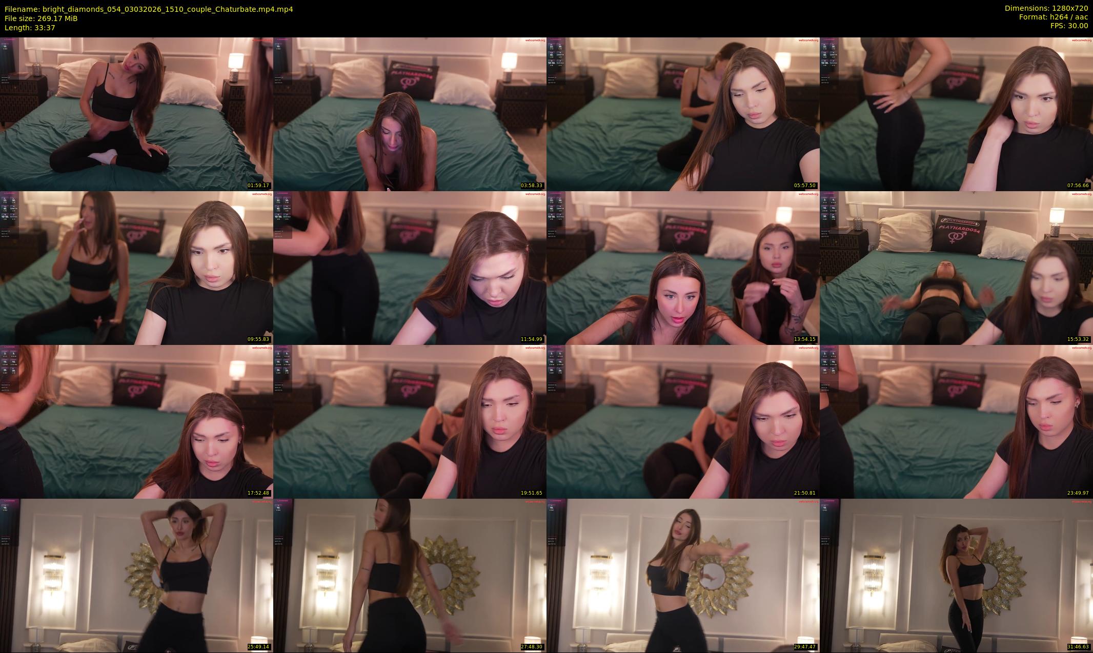 bright_diamonds_054 — 34 minute Chaturbate couple cam show recording, 720p, Mar 3, 2026
