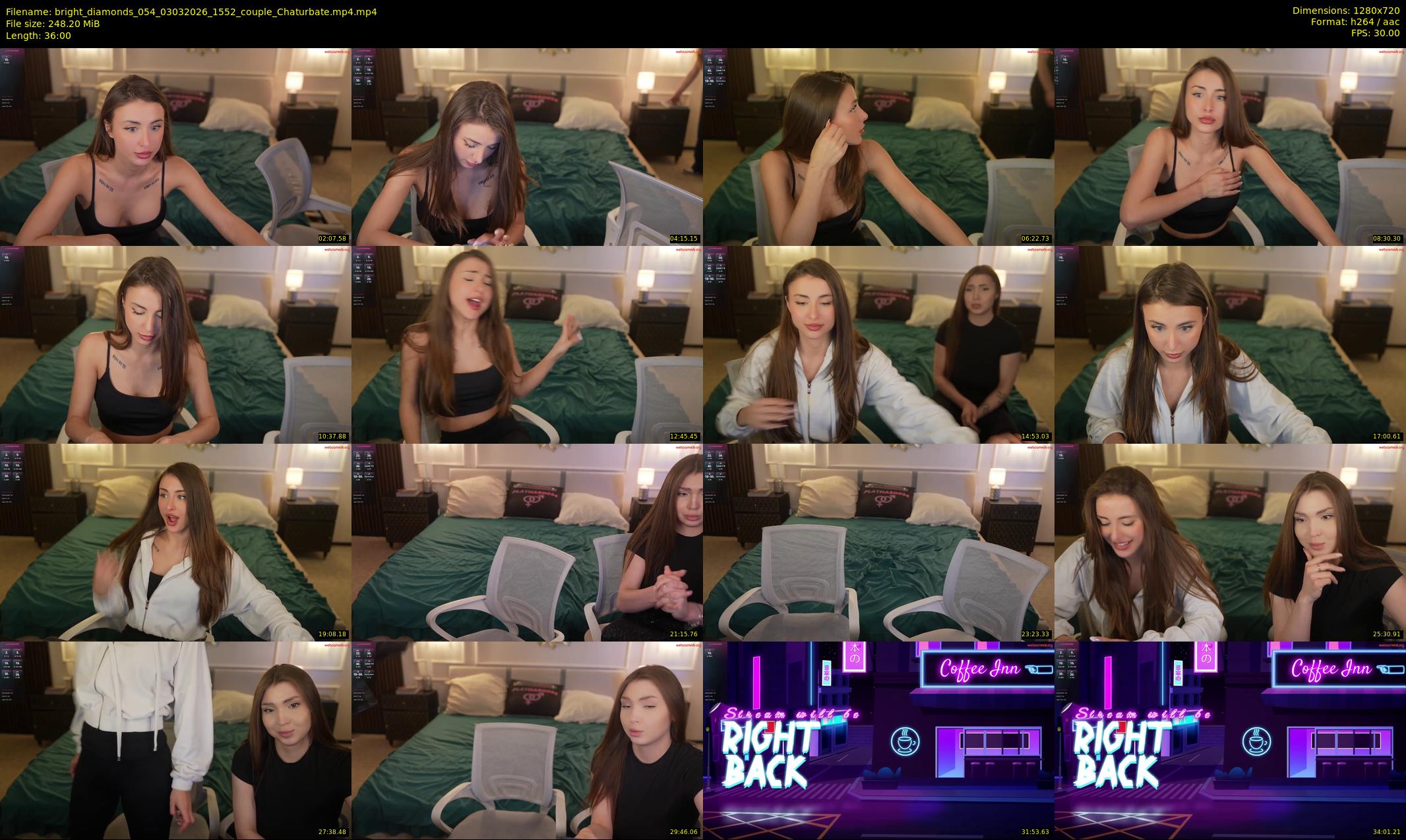 bright_diamonds_054 — 36 minute Chaturbate couple cam show recording, 720p, Mar 3, 2026