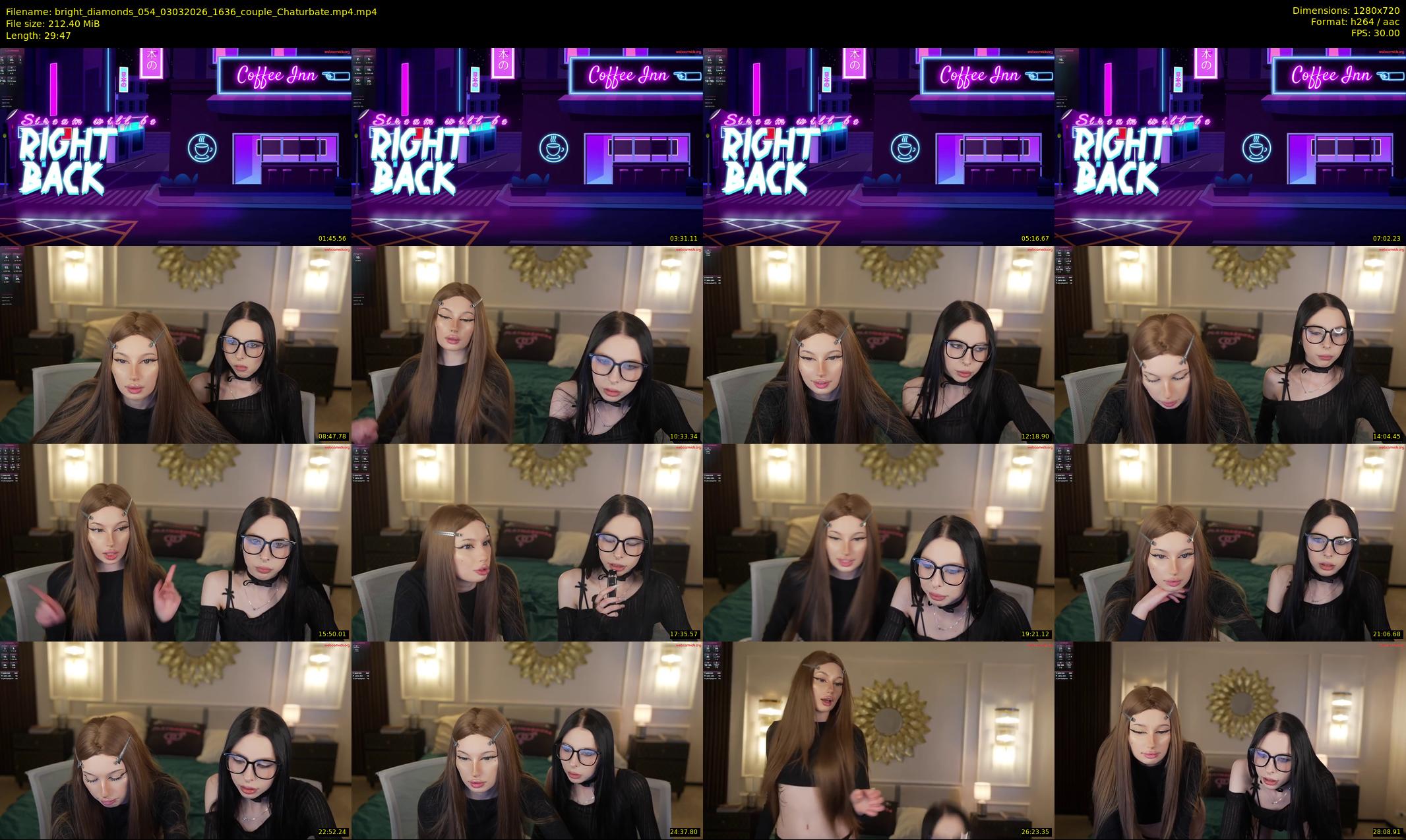 bright_diamonds_054 — 30 minute Chaturbate couple cam show recording, 720p, Mar 3, 2026