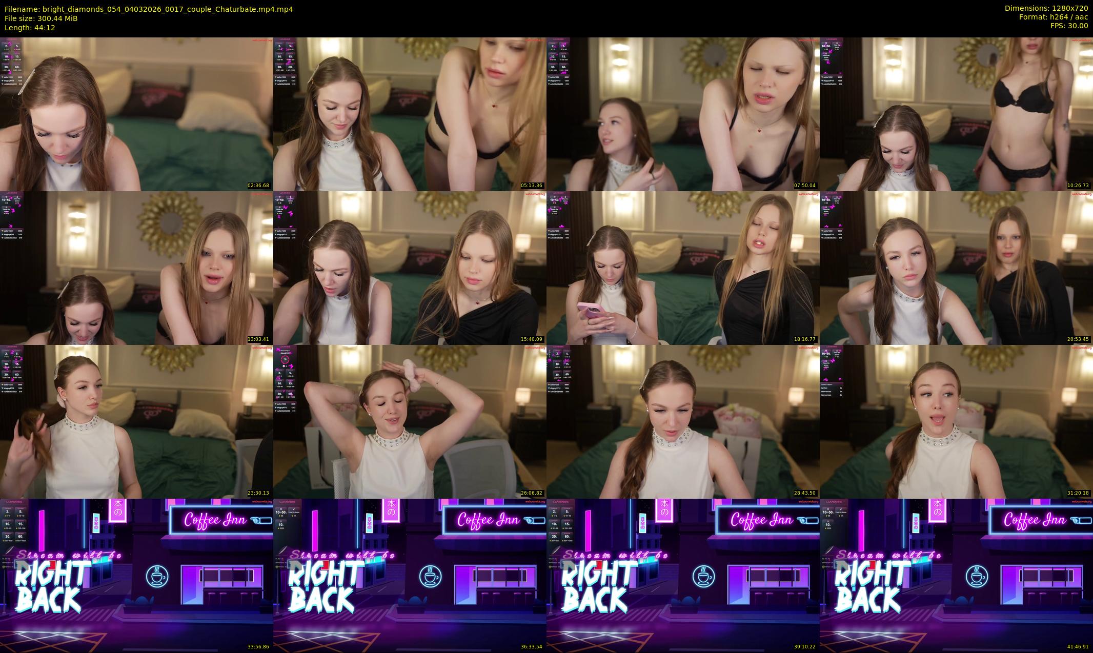 bright_diamonds_054 — 45 minute Chaturbate couple cam show recording, 720p, Mar 4, 2026