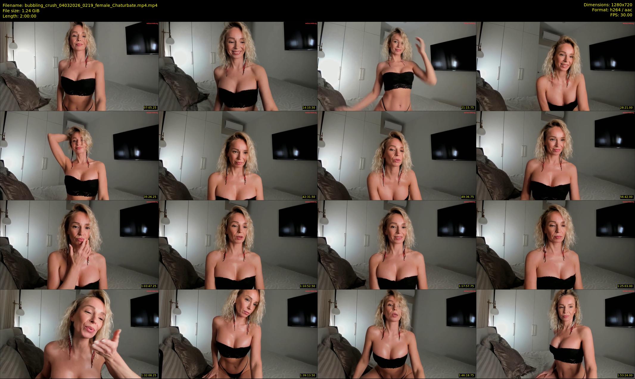 bubbling_crush — 120 minute Chaturbate female cam show recording, 720p, Mar 4, 2026
