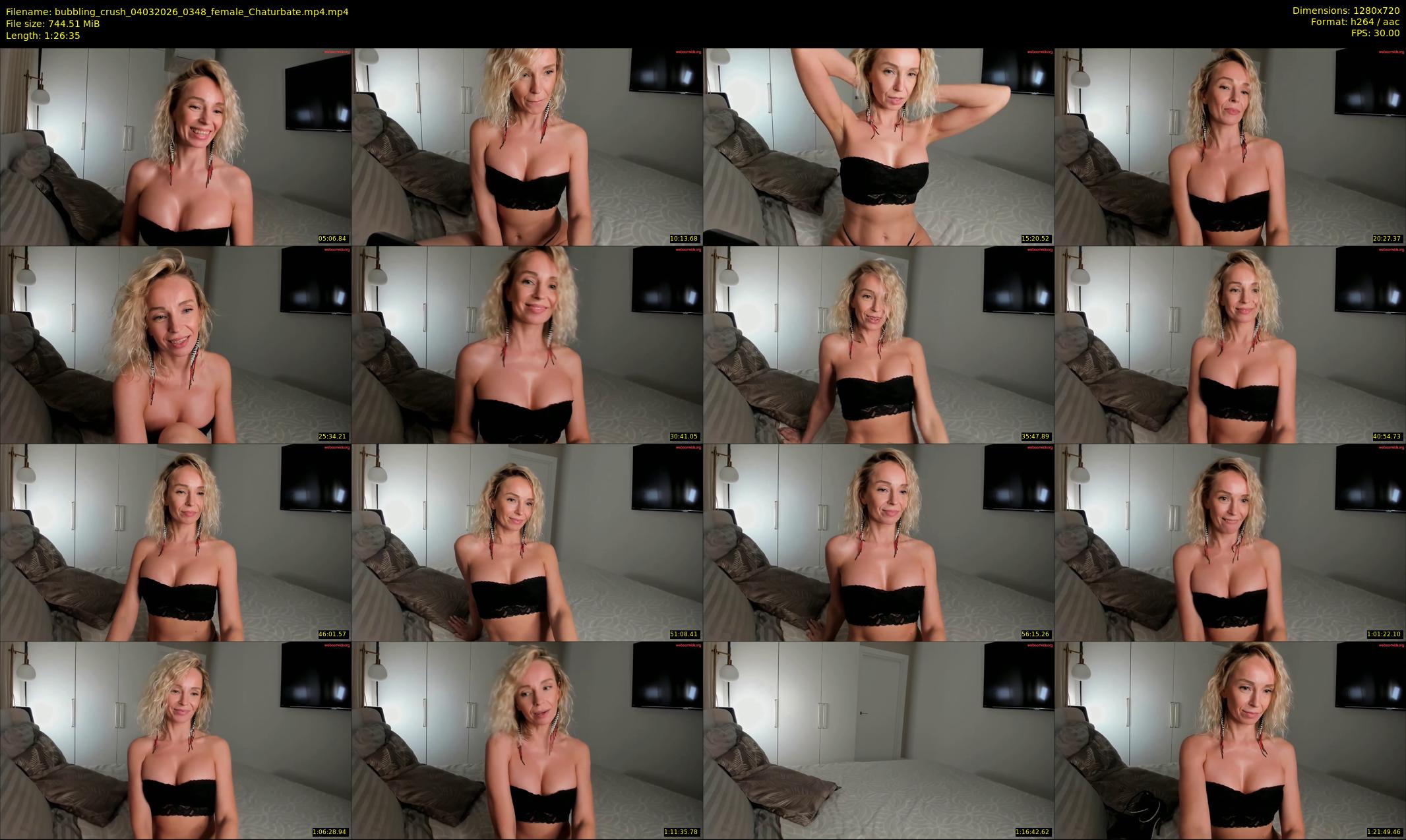 bubbling_crush — 87 minute Chaturbate female cam show recording, 720p, Mar 4, 2026