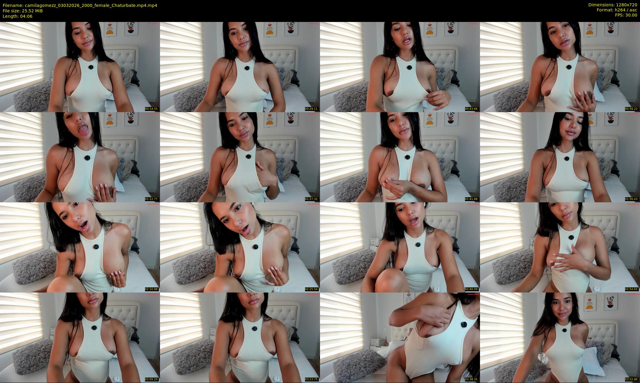 camilagomezz — 5 minute Chaturbate female cam show recording, 720p, Mar 3, 2026