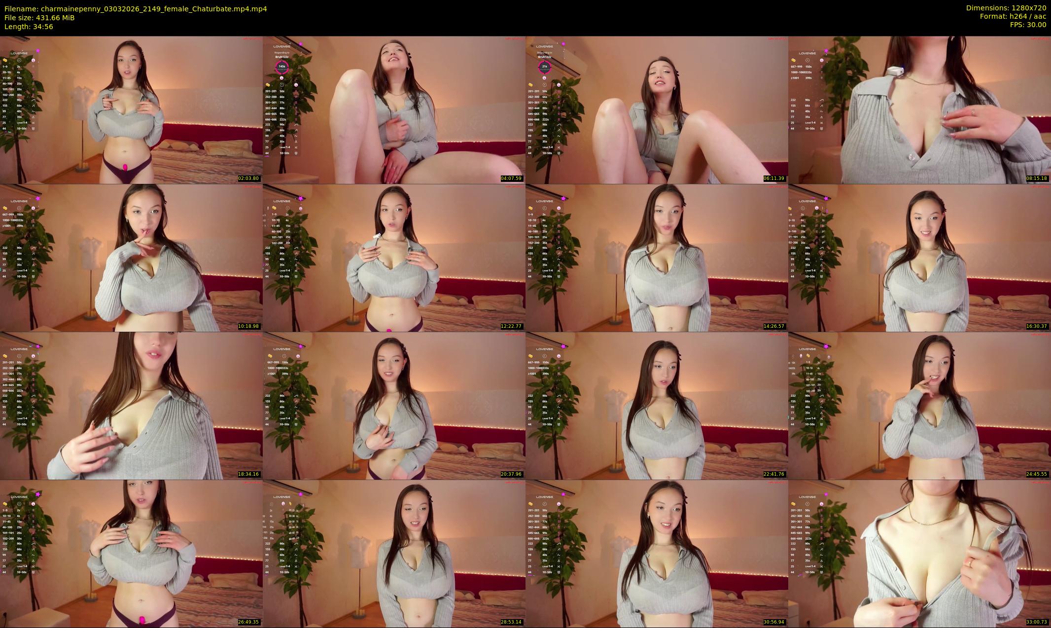 charmainepenny — 35 minute Chaturbate female cam show recording, 720p, Mar 3, 2026