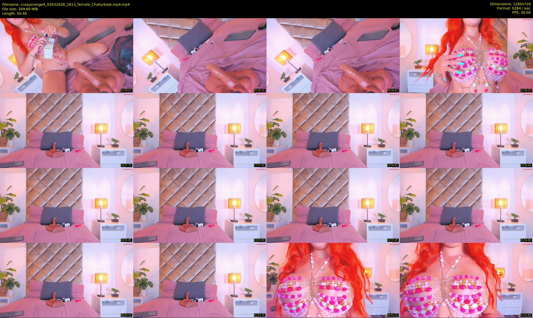 crazyorange4 — 51 minute Chaturbate female cam show recording, 720p, Mar 3, 2026