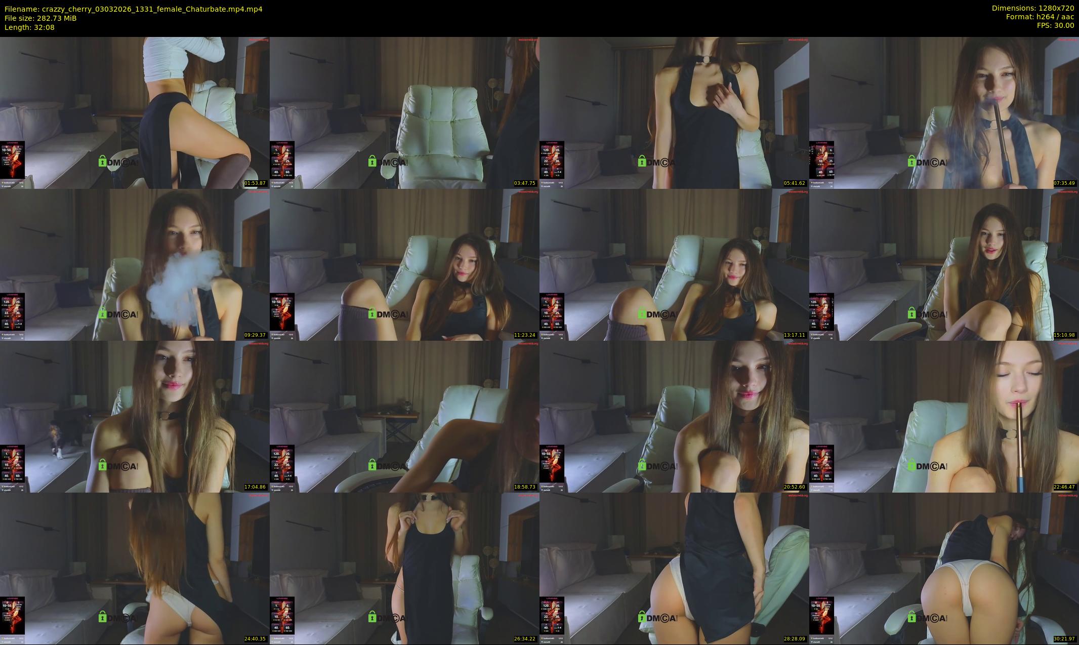crazzy_cherry — 33 minute Chaturbate female cam show recording, 720p, Mar 3, 2026