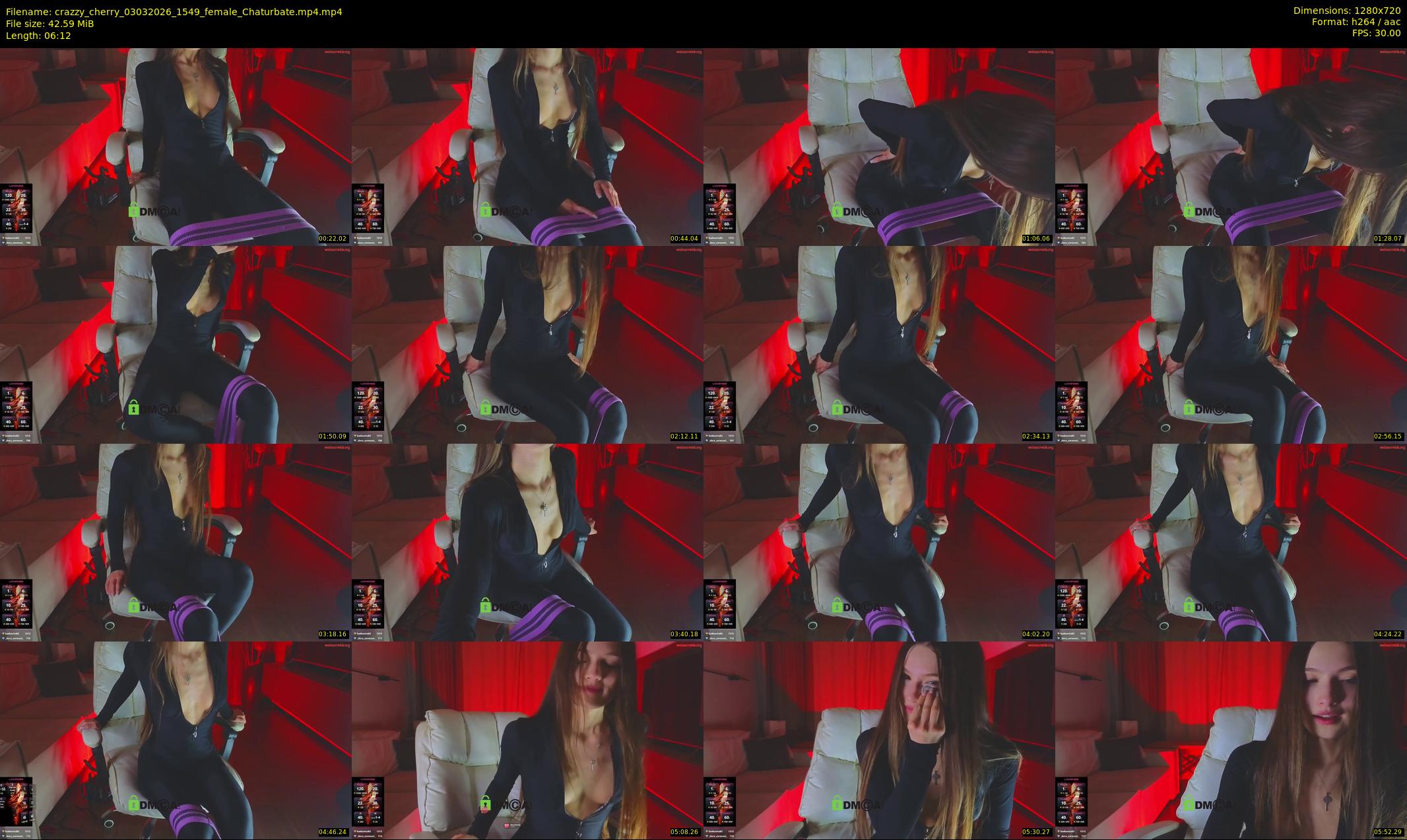 crazzy_cherry — 7 minute Chaturbate female cam show recording, 720p, Mar 3, 2026