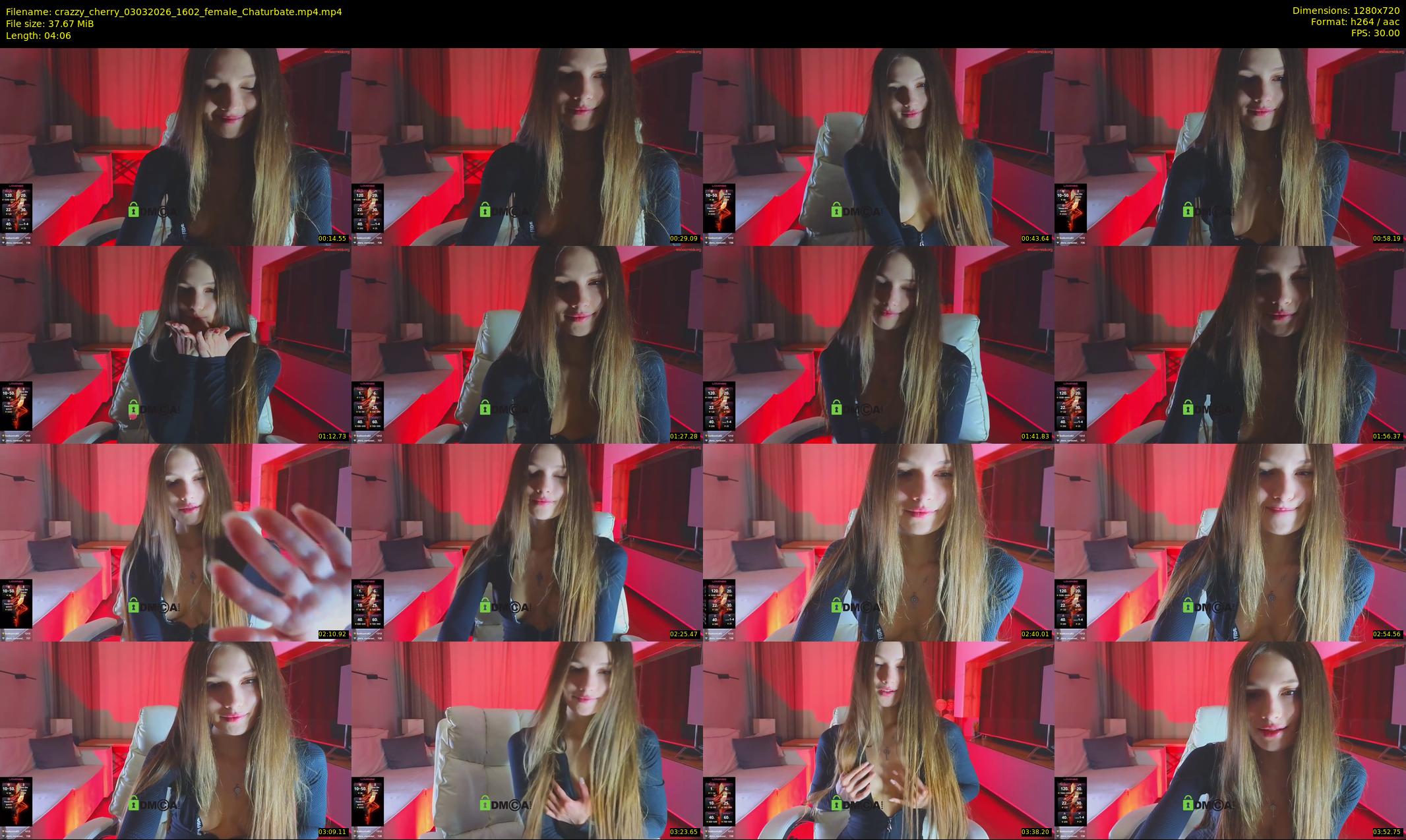 crazzy_cherry — 5 minute Chaturbate female cam show recording, 720p, Mar 3, 2026